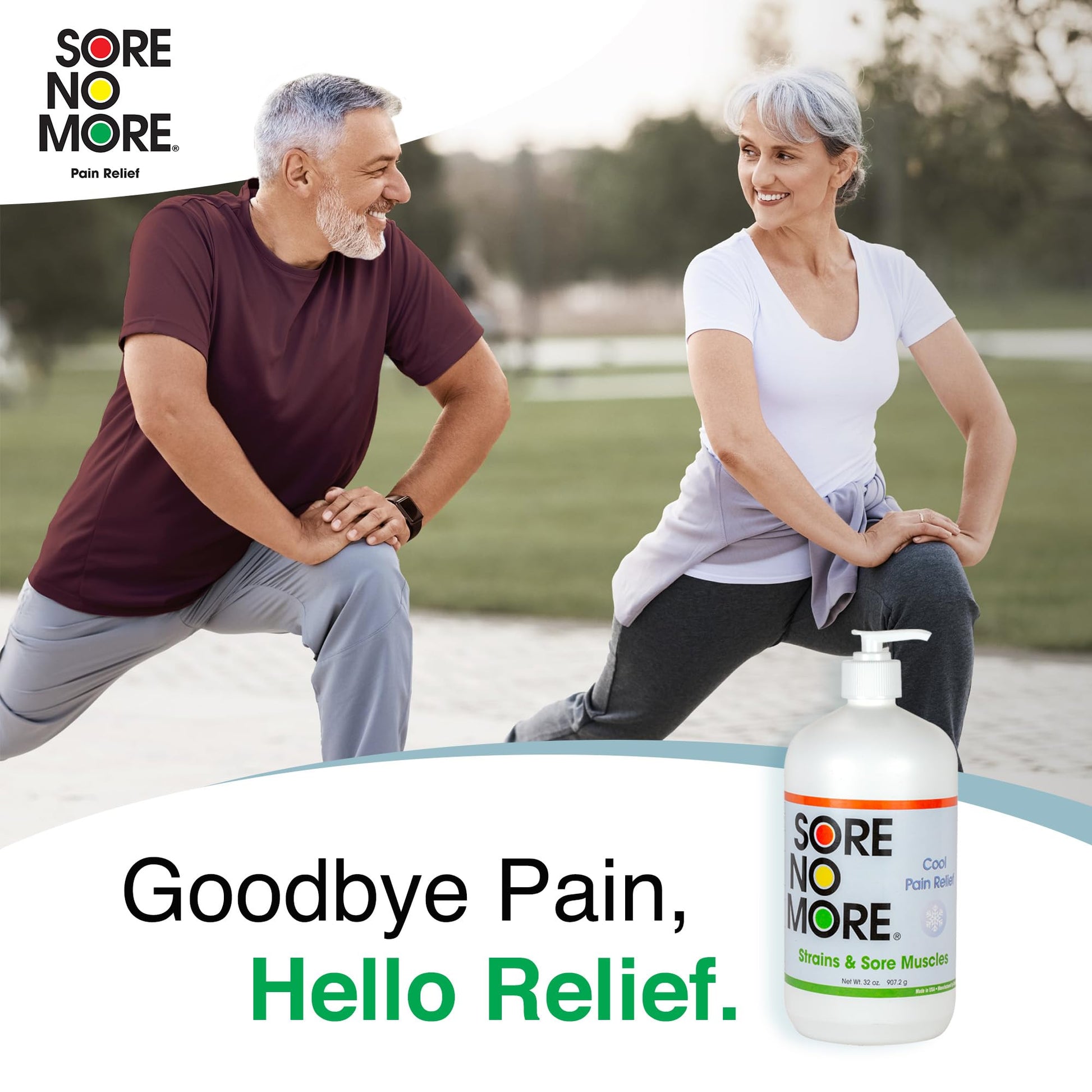 Sore No More Cool Relieving Gel for Aches & Pains in Muscles & Joints associated with Strains, Bruises & Sprains | Absorbs Quickly with a Refreshing Lemon Aroma | 32 oz Bottle with Pump Sore No More buy supplements canada