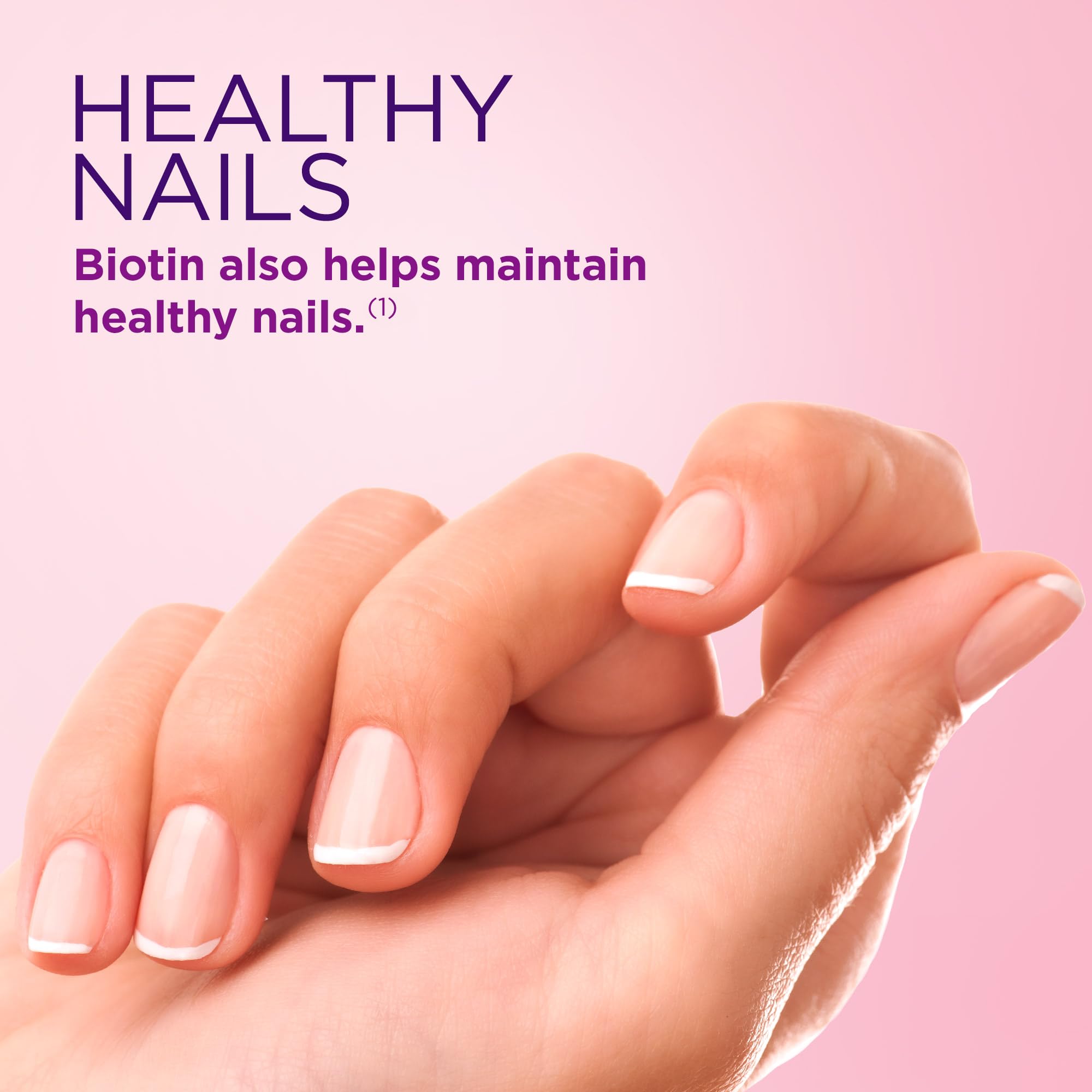 Nature's Bounty Optimal Solutions Hair, Skin and Nails Gummies with Biotin, 2500 mcg, Strawberry Flavored, 200 Count, 100 Total Servings Nature's Bounty buy supplements canada
