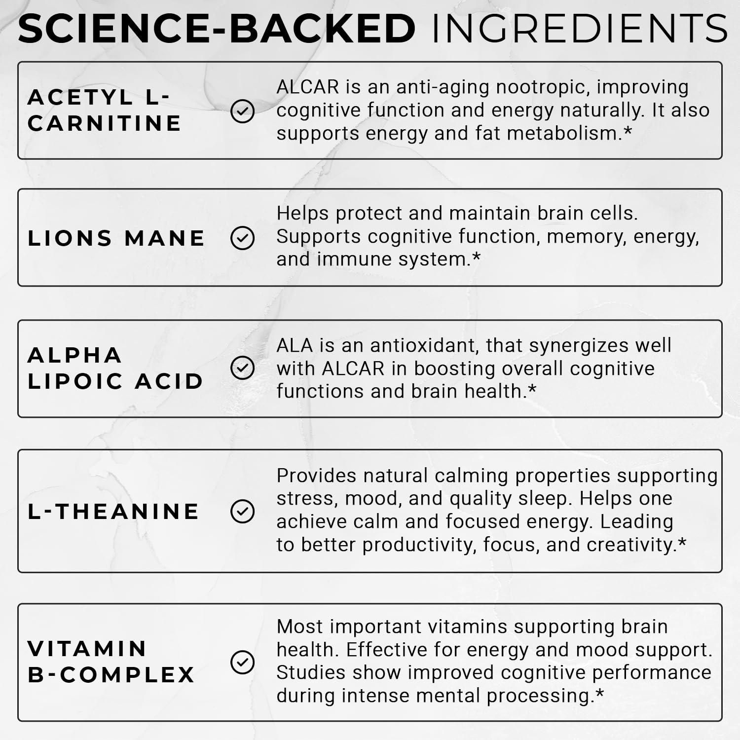 Elite Brain - Nootropic Supplement for Focus, Memory & Mental Clarity – Caffeine-Free Natural Energy with Lion’s Mane, L-Theanine & Vitamin B Complex (60 Capsules) ACEWORKZ buy supplements canada