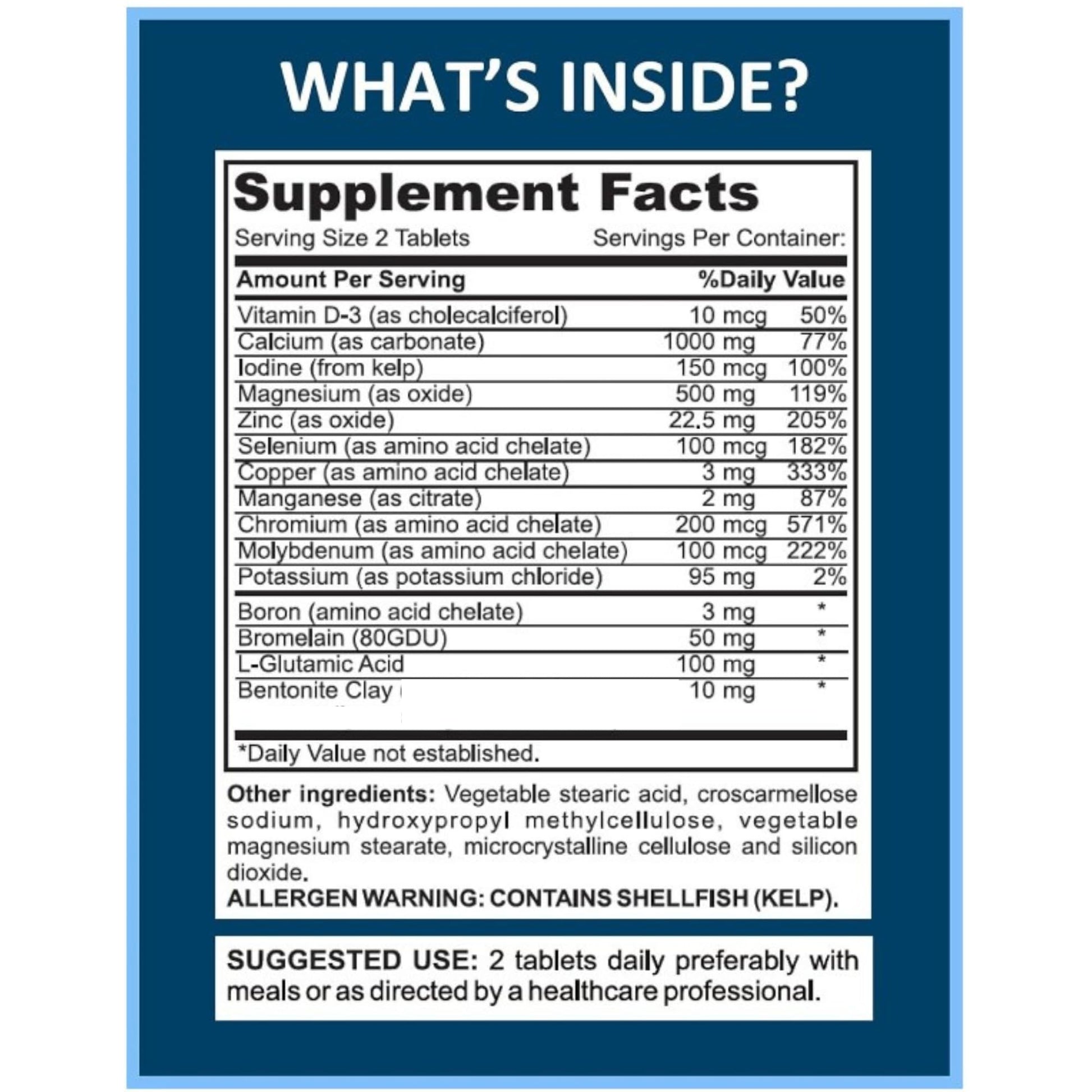 Mega Minerals Supplement by Youfit Nutrition | Trace Minerals | Premium Formula with Source of Minerals and Immune Health Support | Iron Free | All in One YouFit Nutrition buy supplements canada
