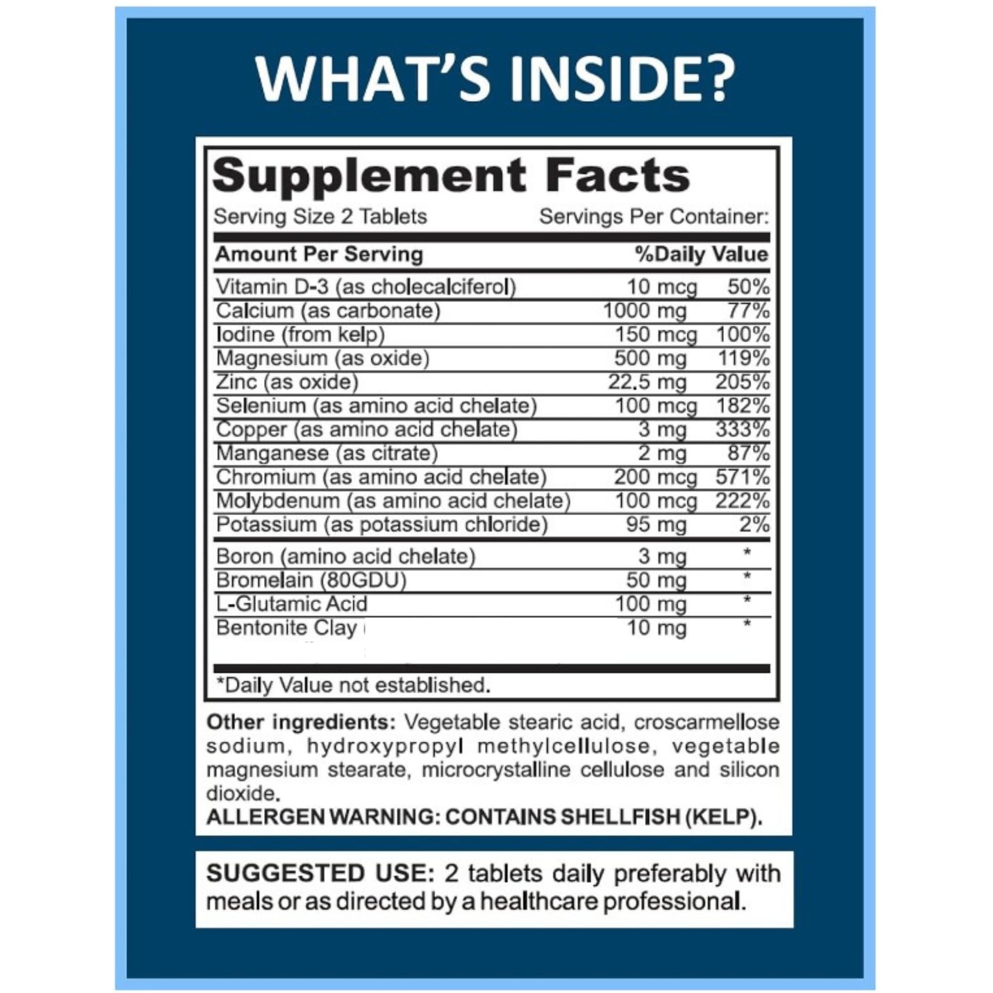 Mega Minerals Supplement by Youfit Nutrition | Trace Minerals | Premium Formula with Source of Minerals and Immune Health Support | Iron Free | All in One YouFit Nutrition buy supplements canada