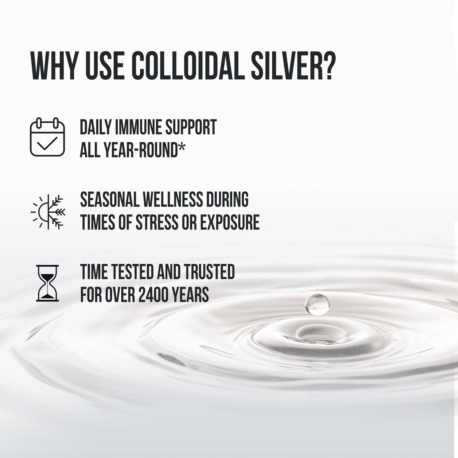 Sovereign Silver Immune Support - Colloidal Silver, Bio-Active Silver Hydrosol, 10 ppm, Liquid Dropper, 4 Fl Oz, (118 mL) Sovereign Silver buy supplements canada