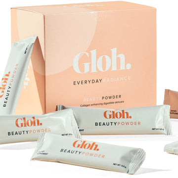 Gloh. Marine Collagen Powder for Women - Peach Flavor Collagen Supplements for Women with Hyaluronic Acid, Vitamin A, B2, B6 Gloh. buy supplements canada
