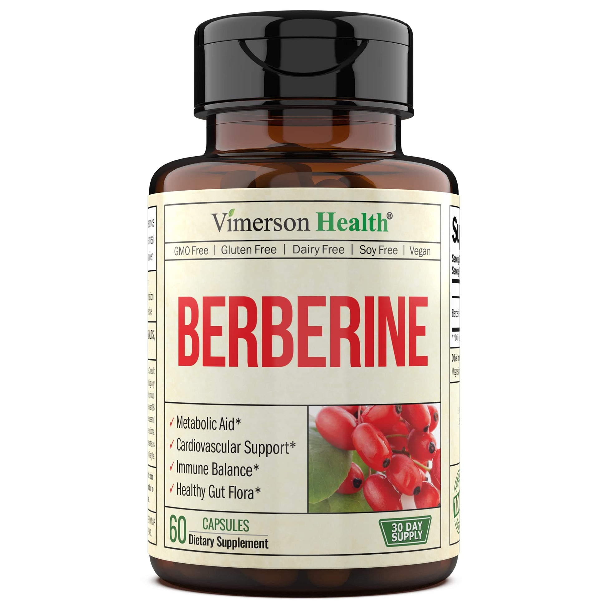 Vimerson Health Berberine Supplement with 3rd Party Tested Berberine 1200mg Per Serving Vimerson Health buy supplements canada
