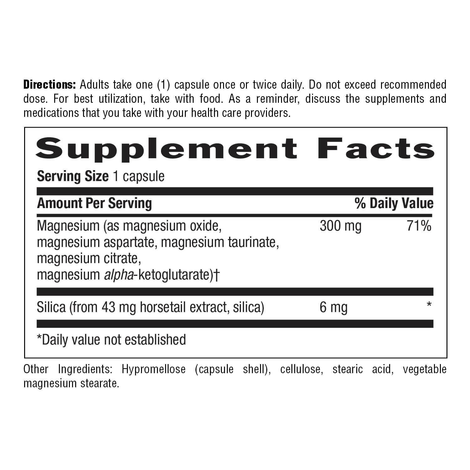 Target-Mins Magnesium with Silica 300 mg 120 Vegetarian Capsules Country Life buy supplements canada