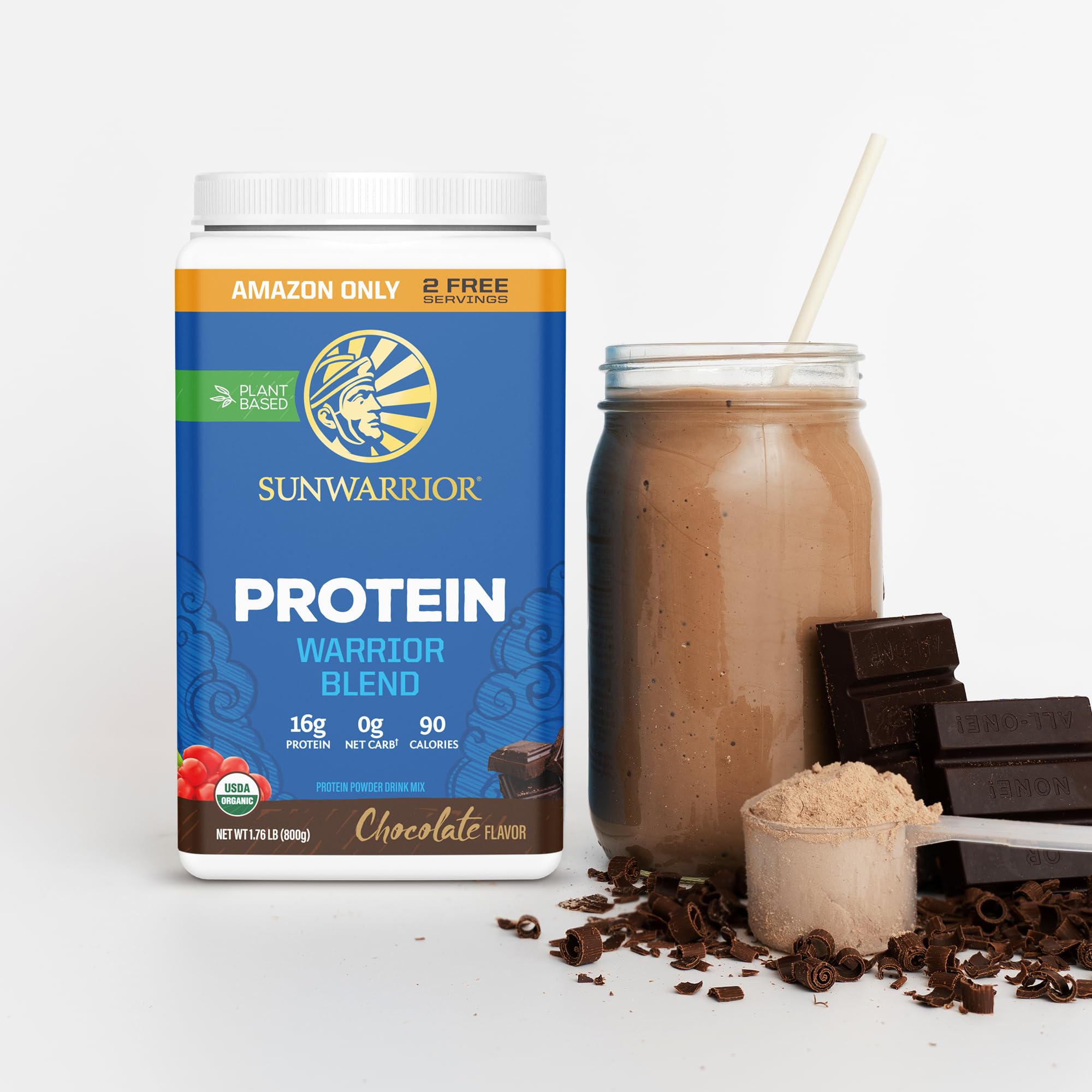 Vegan Protein Powder Plant-based Protein Powder USDA Organic | BCAA Amino Acids Sunwarrior buy supplements canada