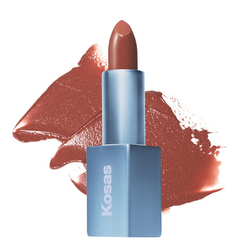 Kosas Weightless Lip Color Nourishing Satin Lipstick - High Impact Lip Color with Clean Formula - Comfy Feel & Soft Finish - Turned On Kosas buy supplements canada