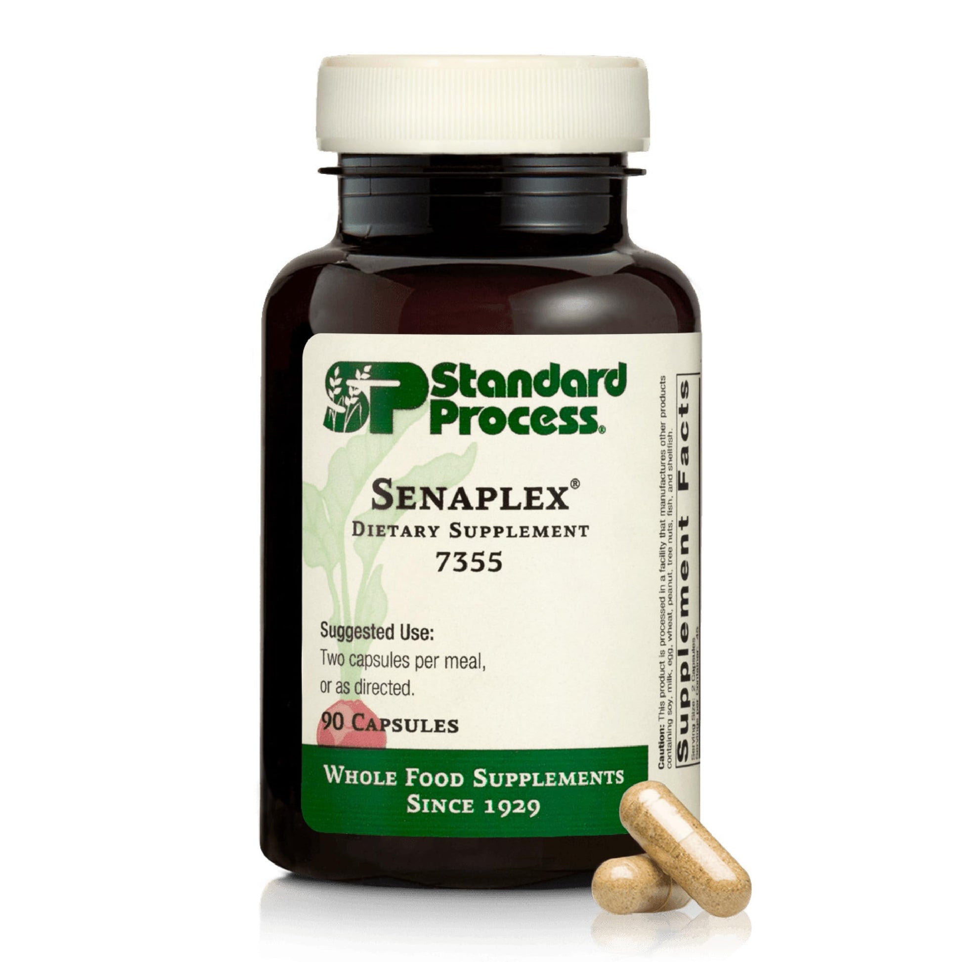 Standard Process Senaplex - Nervous System Support with Niacin, Vitamin B12 & B6 - Supports Brain Health & Cellular Health - Offers Antioxidant Activity - Non-Dairy - 90 Capsules (45 Servings) Standard Process Inc. buy supplements canada