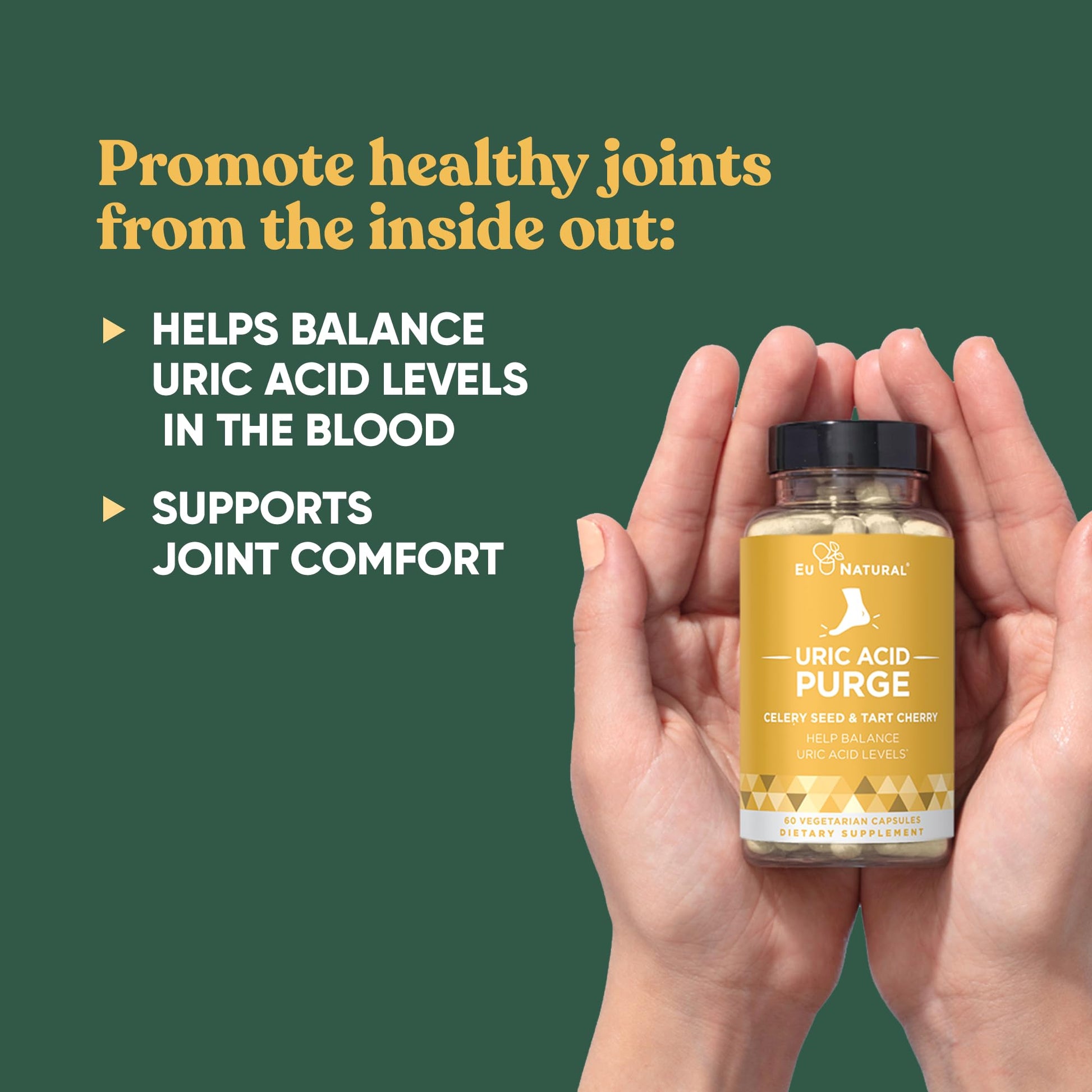 Purge! Uric Acid Flush – Eat & Drink What You Want – Detox and Cleanse with Celery Seed Extract Eu Natural buy supplements canada