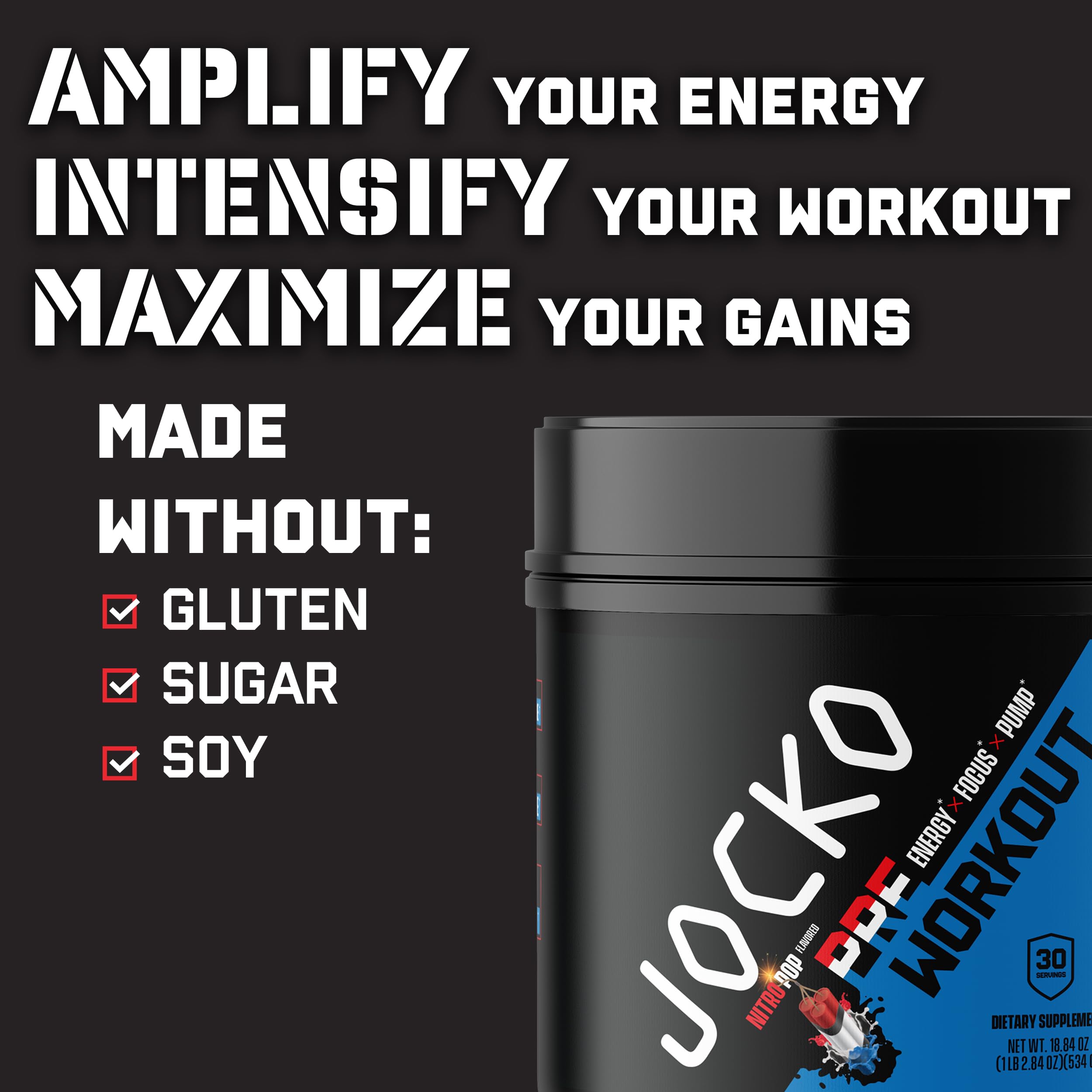 Jocko Pre Workout, Protein Powder, & Creatine Bundle (3 Pack) Jocko Fuel buy supplements canada