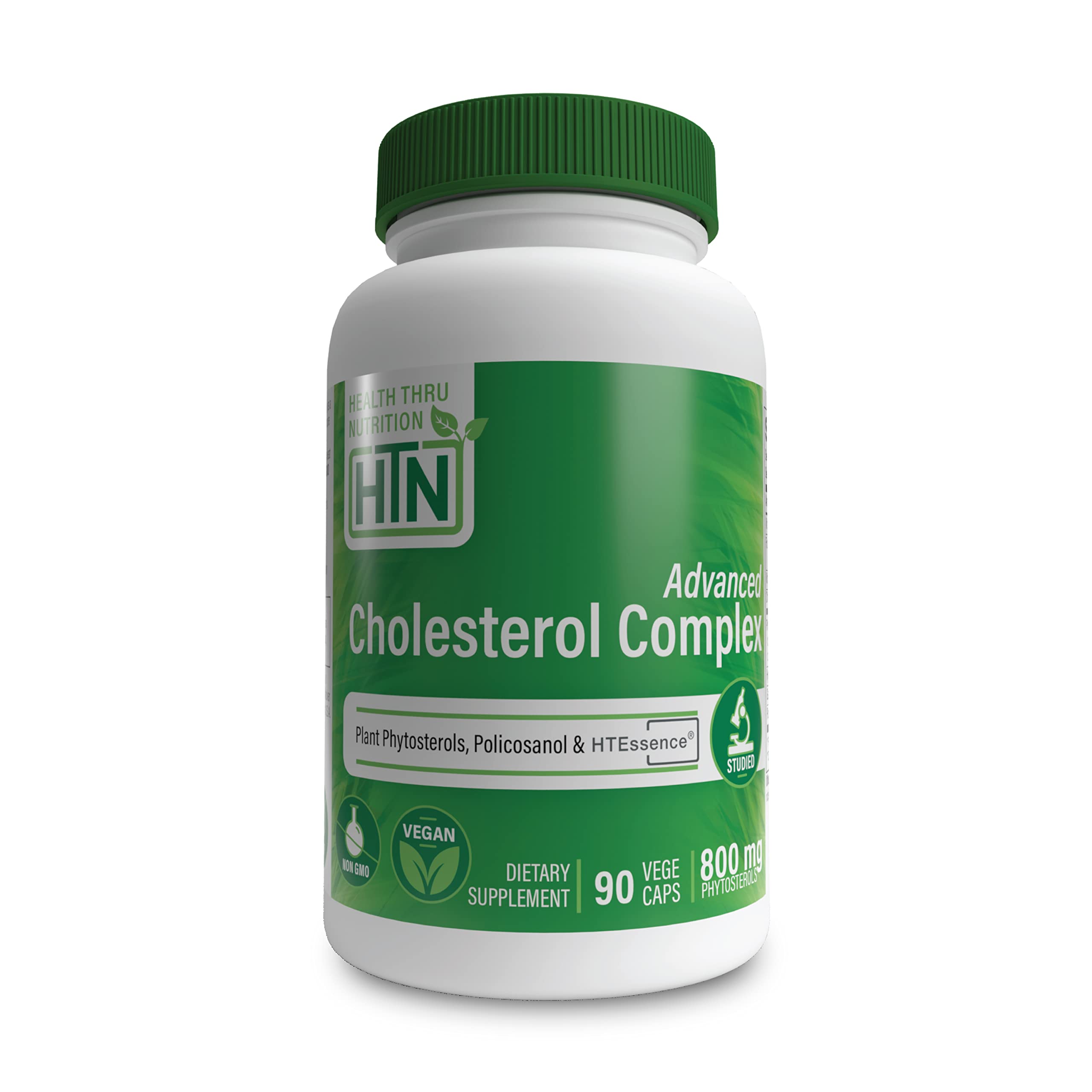 Health Thru Nutrition Advanced Cholesterol Complex | Heart Health Support & Lipid Metabolism with Phytosterols, Policosanol, Hydroxytyrosol, Chromium and More | Vegan, Non-GMO (Pack of 90) Health Thru Nutrition buy supplements canada