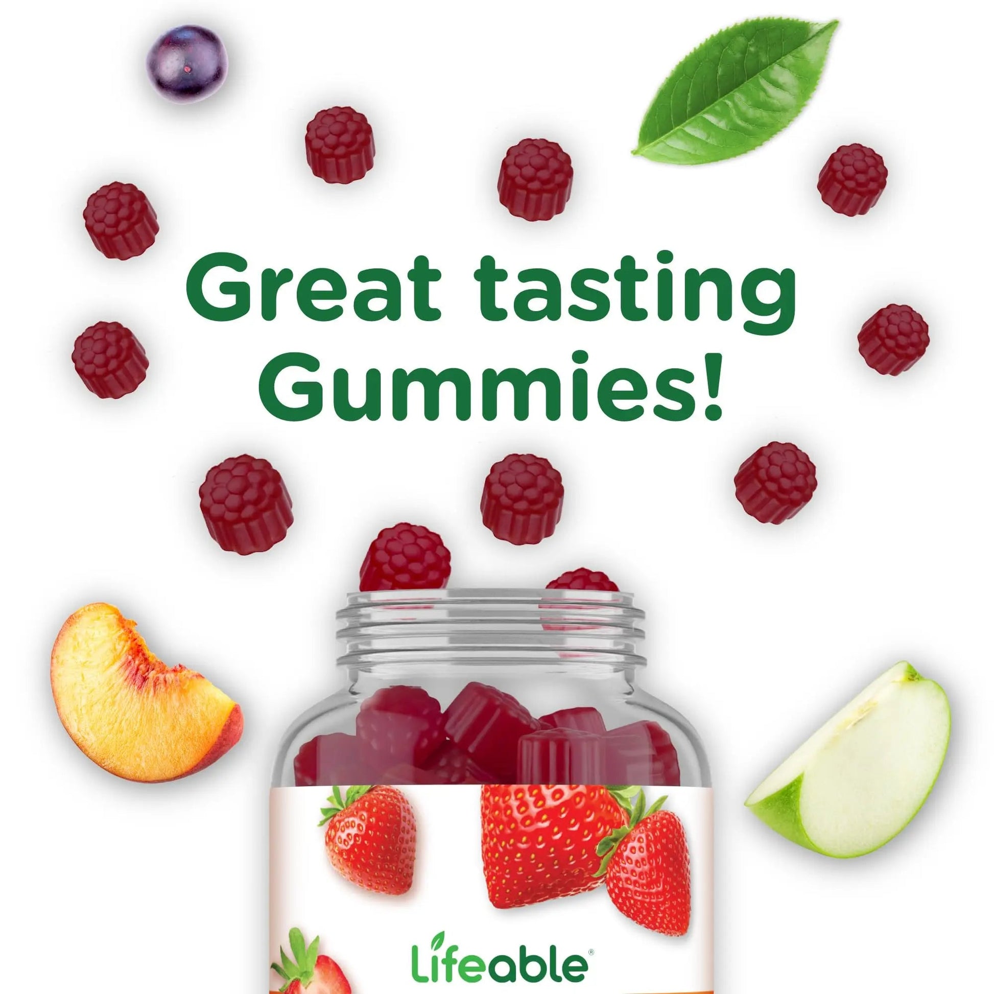 Lifeable Womens Multivitamin Gummy | with Vitamin A, C, D, E, Niacin, B6, Folate, B12, Biotin, Pantothenic Acid, Iodine, Zinc | Lifeable buy supplements canada