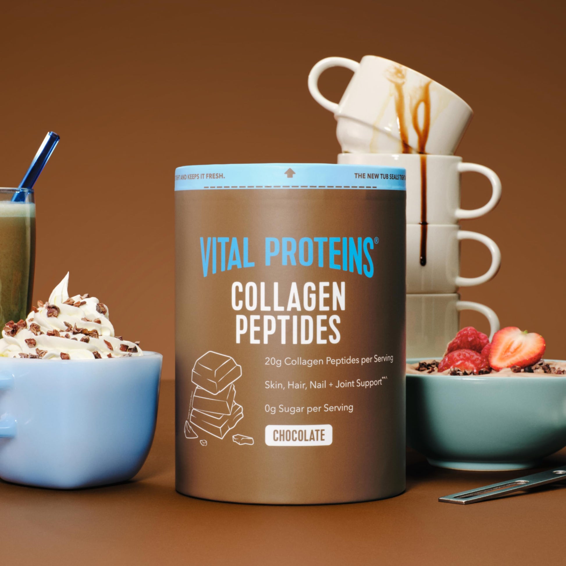Vital Proteins Collagen Peptides Powder - Chocolate Powder for Hair, Nail, Skin, Bone & Joint Health, 13.5oz Vital Proteins buy supplements canada
