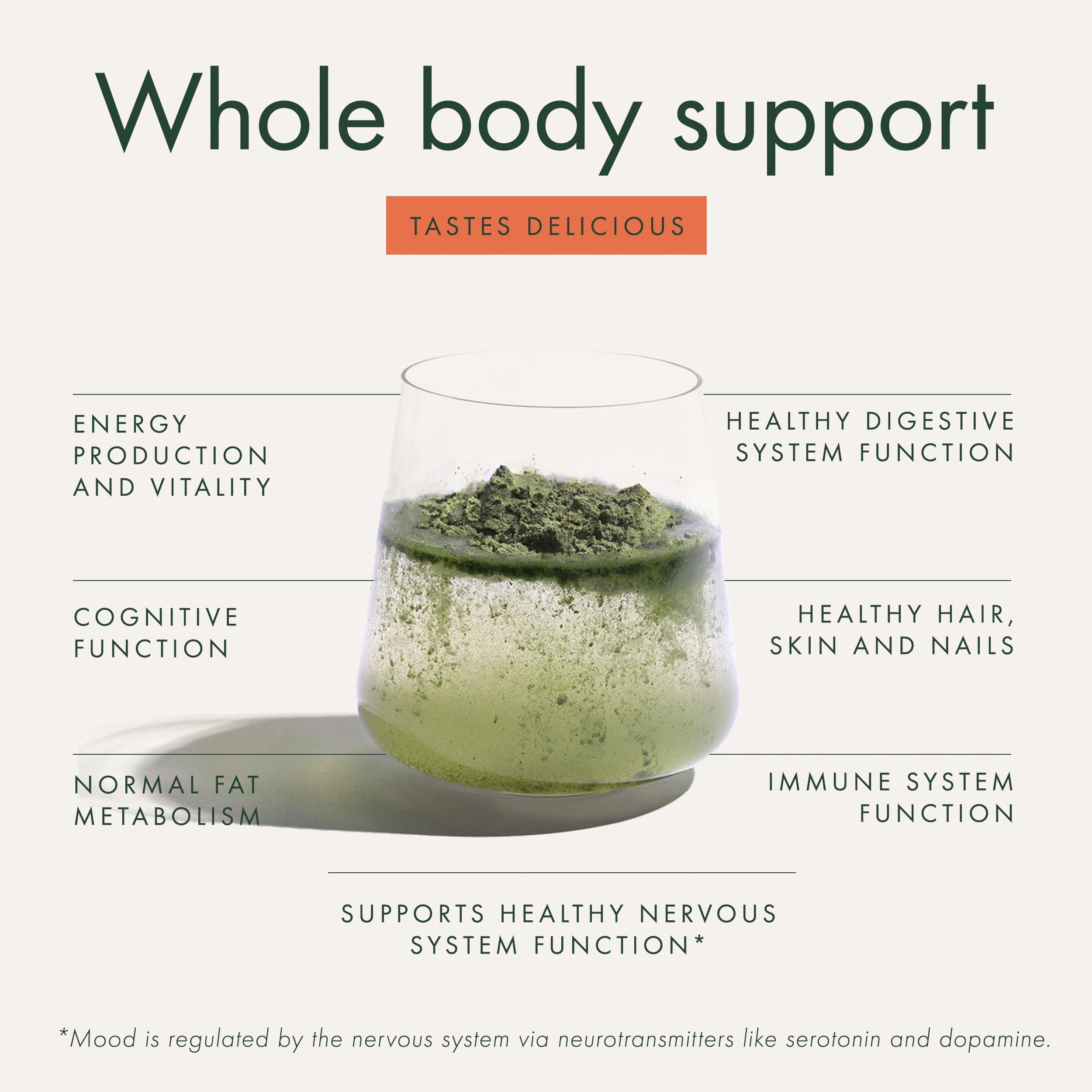 WelleCo The Super Elixir Daily Greens Powder, Probiotic Drink Mix with Whole Foods, Gluten Free, Vegan Gut Health Powder, Energy, Immunity, Healthy Skin, Hair & Nails (Jar, Blood Orange) WelleCo buy supplements canada