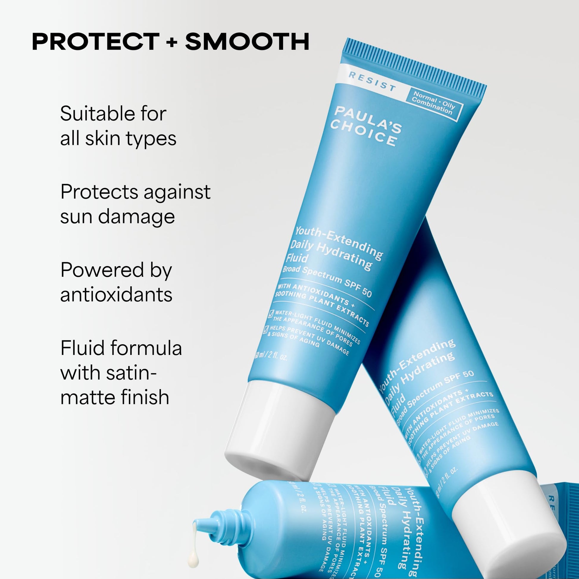 Paula's Choice RESIST Daily Hydrating Fluid Face Moisturizer with SPF 50 Sunscreen, Face Sunscreen for Oily Skin, Chamomile & Vitamin E Paula's Choice buy supplements canada