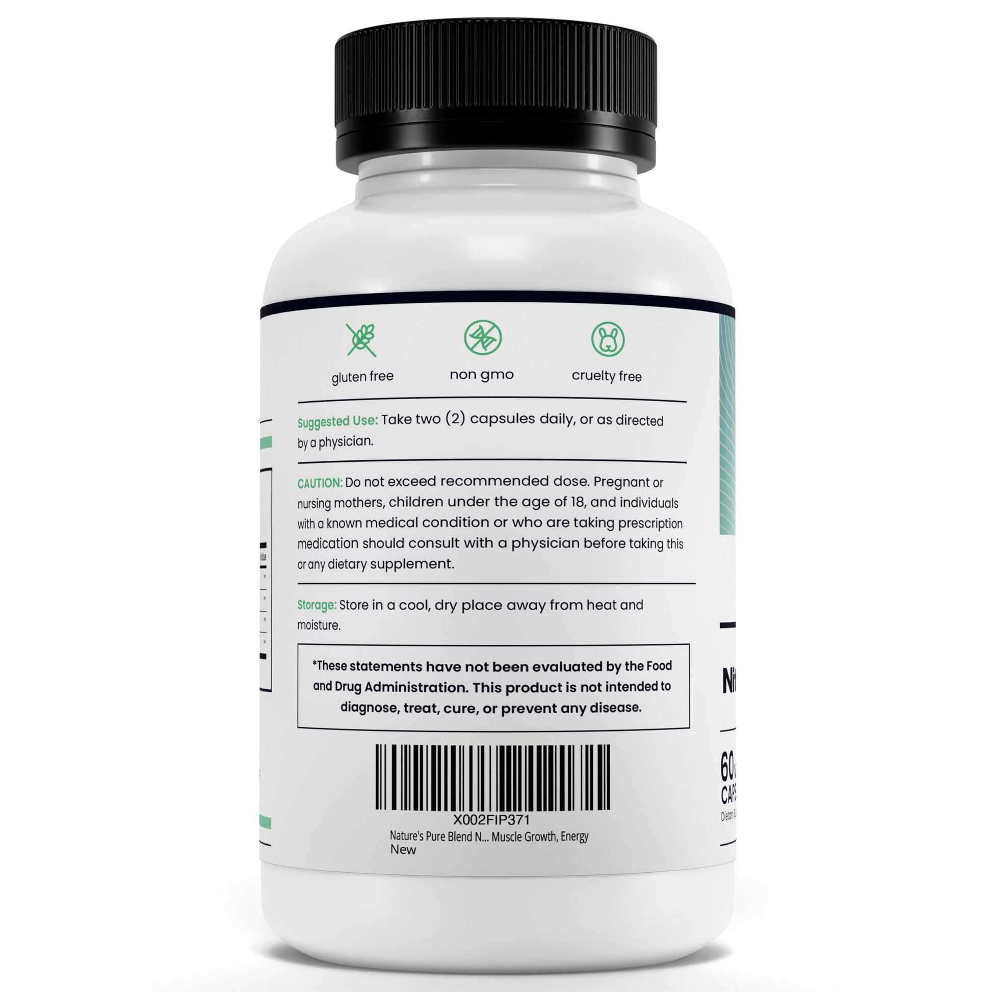 Nature's Pure Blend Nitric Oxide Supplements for Men – L-Arginine L-Citrulline – Heart Support & Flow Circulation Booster – 1500MG L Arginine and L Citrulline, Preworkout, Bodybuilding Nature's Pure Blend buy supplements canada