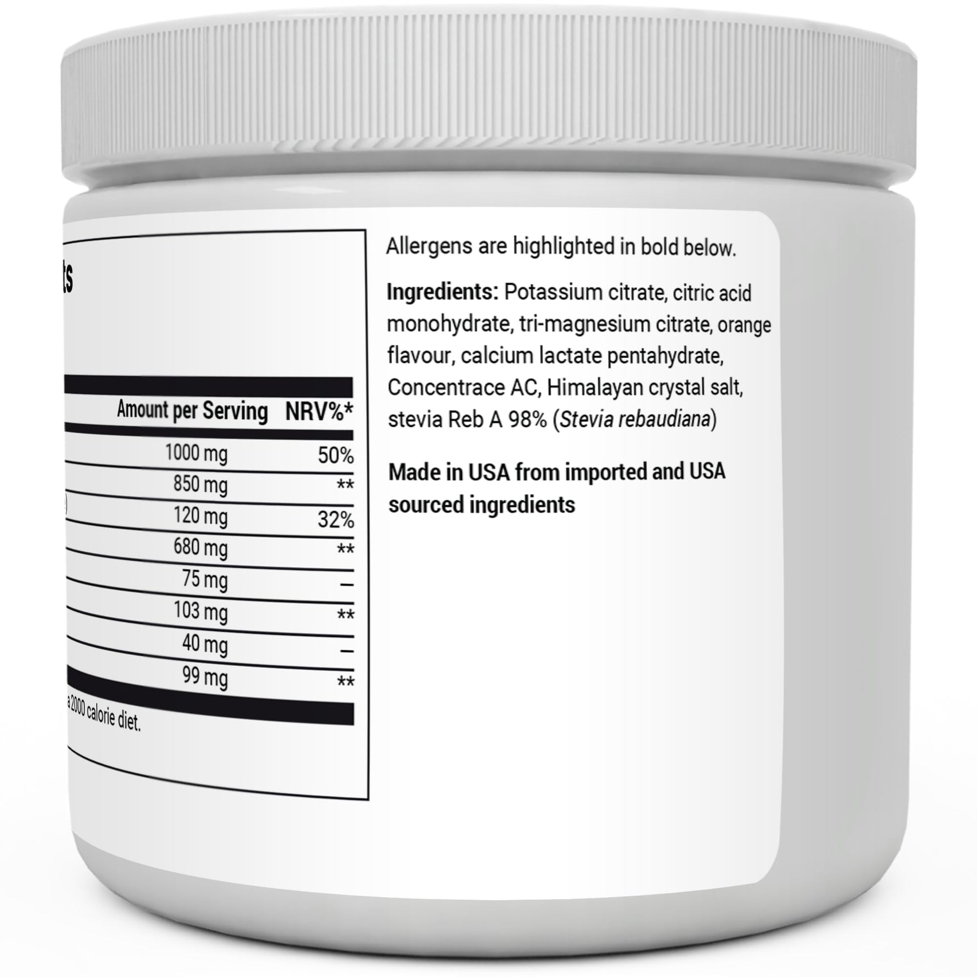 Dr. Berg Electrolyte Powder - Electrolyte Drink Supplements with 1000mg Potassium Dr. Berg Nutritionals buy supplements canada