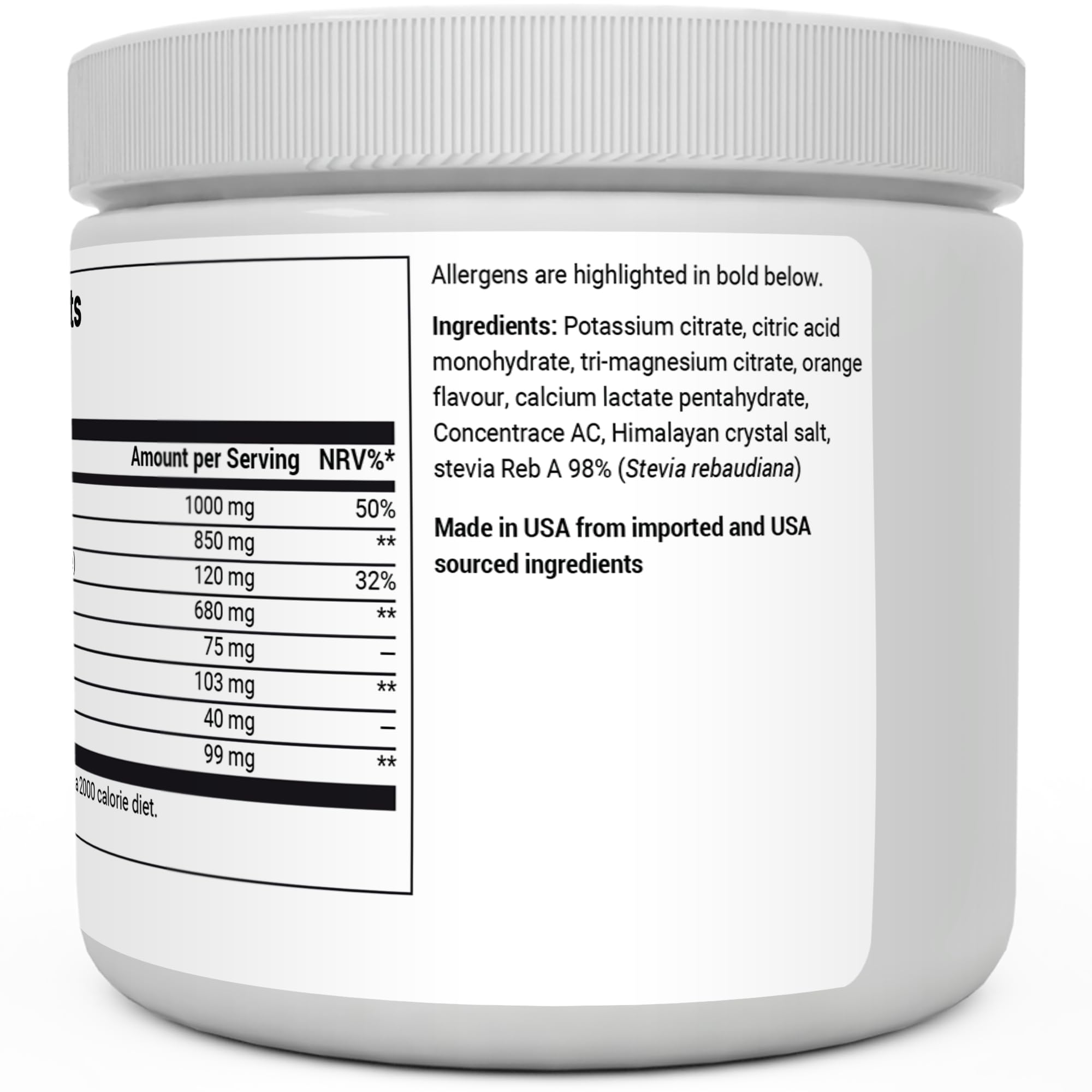 Dr. Berg Electrolyte Powder - Electrolyte Drink Supplements with 1000mg Potassium Dr. Berg Nutritionals buy supplements canada