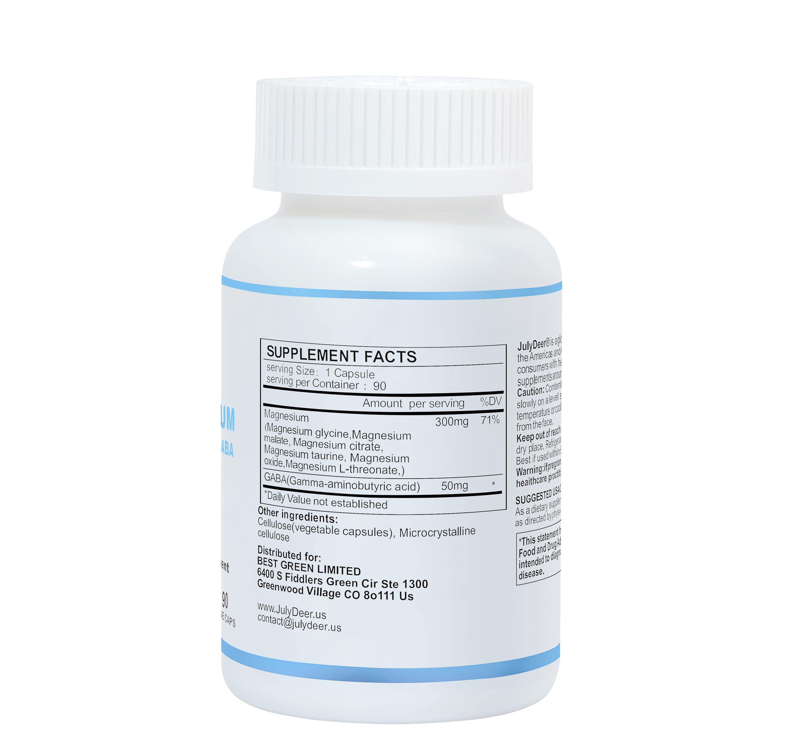 3 Bottles Sixfold Magnesium Complex | 350mg of Magnesium Glycinate, Malate, Citrate, Taurine, Oxide, Mg+ for Muscles,Nerves,& Energy, GABA Sleep Support | High Absorption | Vegan | 90 Capsules Risabou buy supplements canada