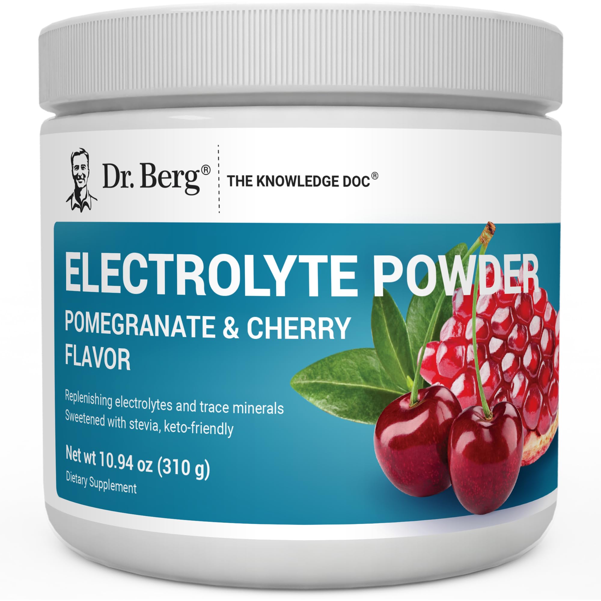 Dr. Berg Zero Sugar Hydration Keto Electrolyte Powder - Enhanced w/ 1000 mg of Potassium & Real Pink Himalayan Salt (NOT Table Salt) Dr. Berg Nutritionals buy supplements canada