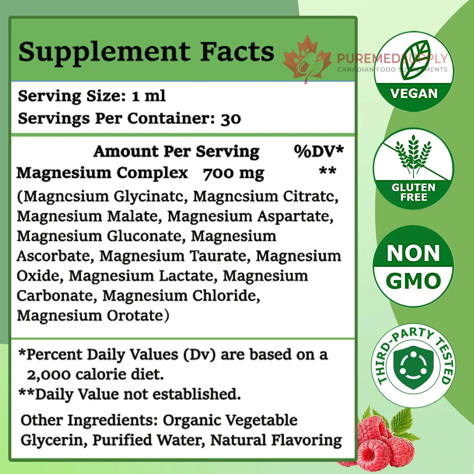 Magnesium 12 in 1 Complex Liquid Drops 700mg, High Absorption Magnesium Glycinate Citrate Malate Taurate & 8 Forms, Magnesium Complex Blend Supplement for Sleep Muscle Nerve Energy Heart Health JUIWEFKK buy supplements canada