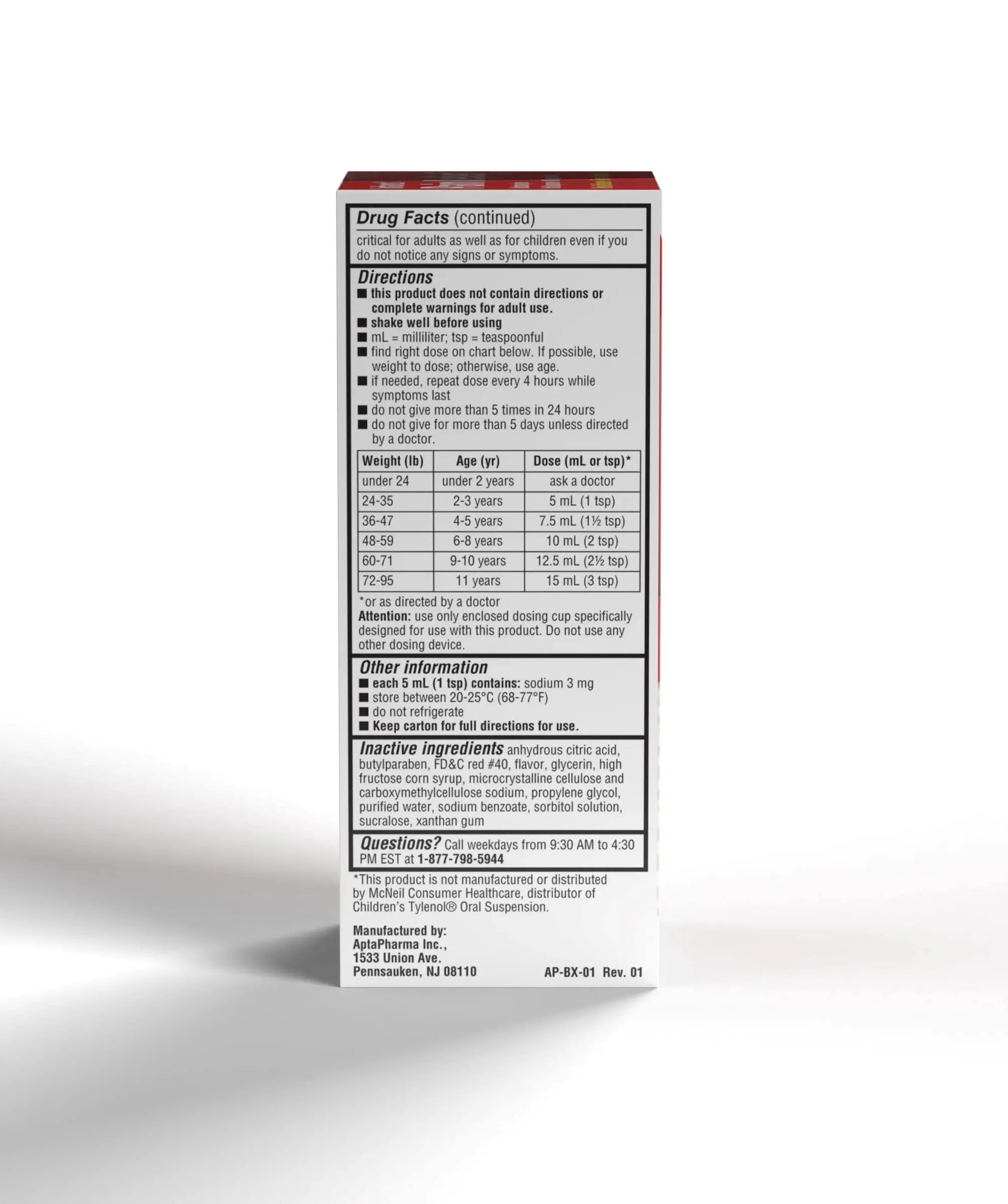 Children's Pain & Fever Acetaminophen Oral Suspension Generic buy supplements canada