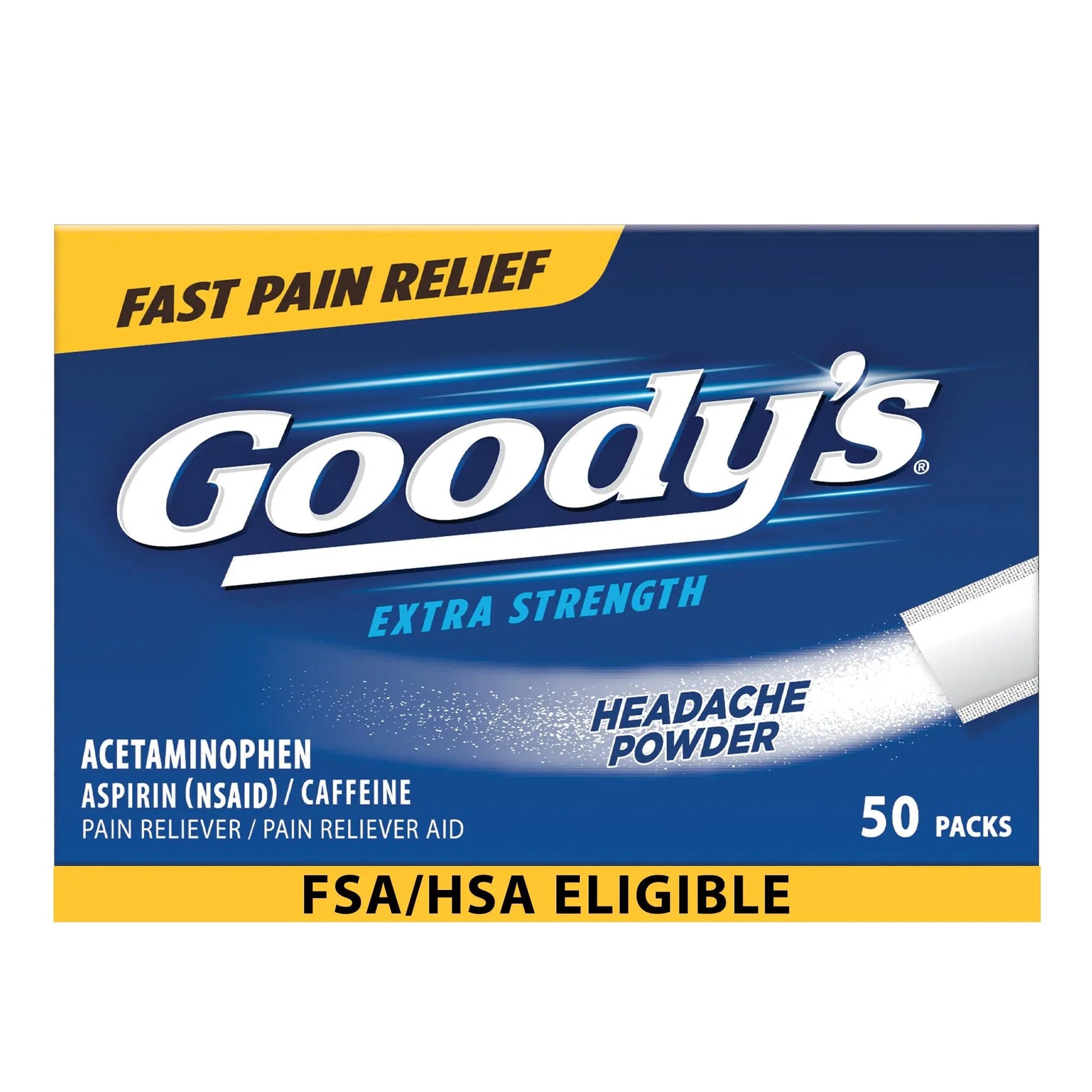 Goody's Pain Relief Powders, Extra Strength Headache Powder, 50 ct (Pack of 1) Goody's buy supplements canada
