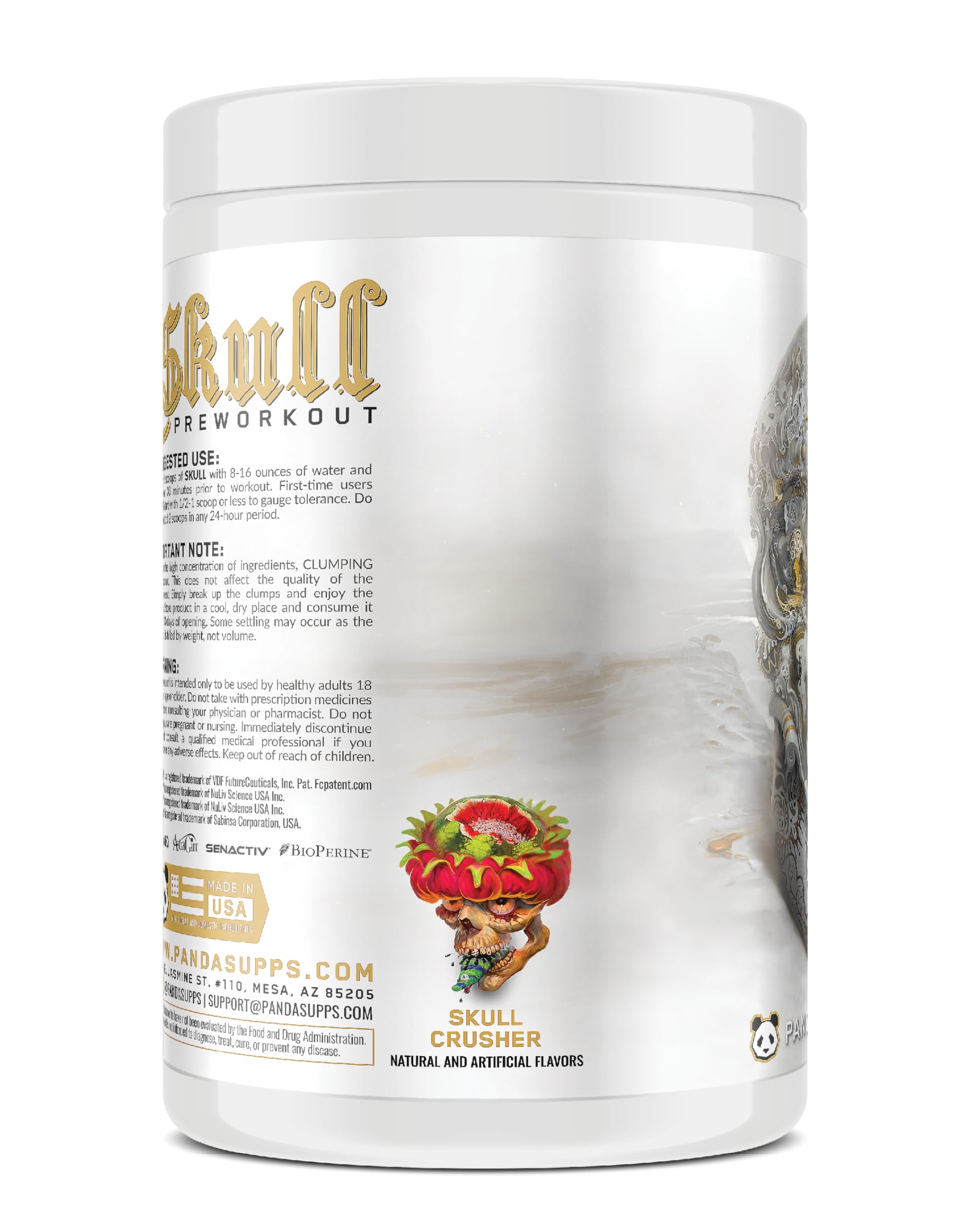 Underground Bio Labs/Panda Supps Skull High Stimulant/Nootropic Pre-Workout,Lion's Mane Underground Bio Labs buy supplements canada