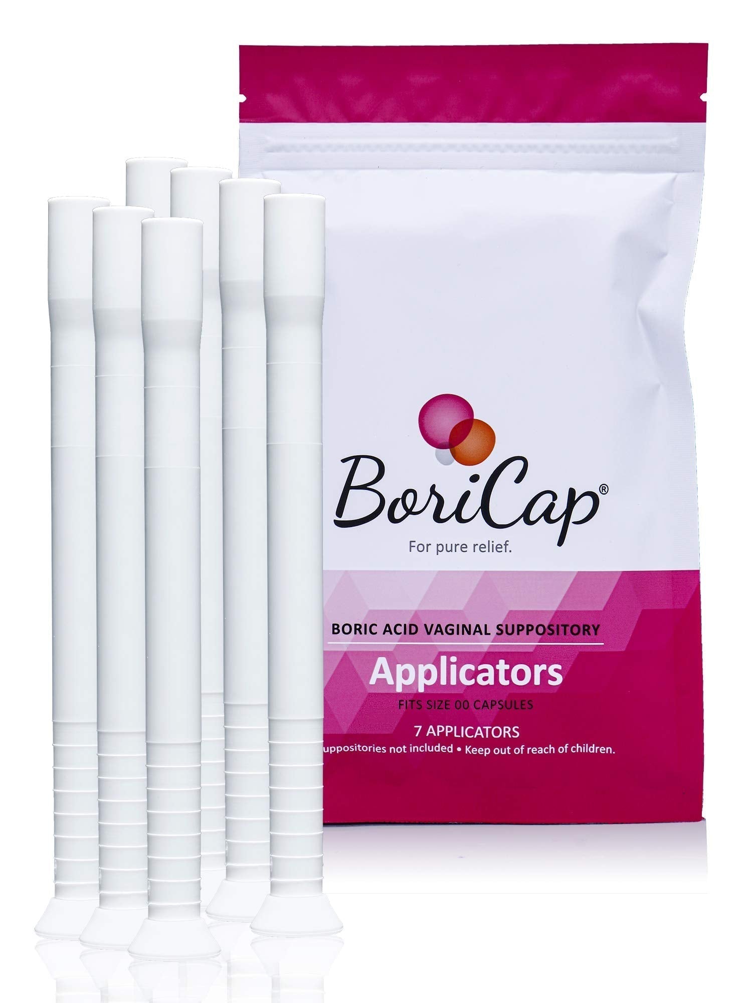 BoriCap Boric Acid Vaginal Suppository Applicators, 7 Applicators - Hygienic Solution BoriCap buy supplements canada