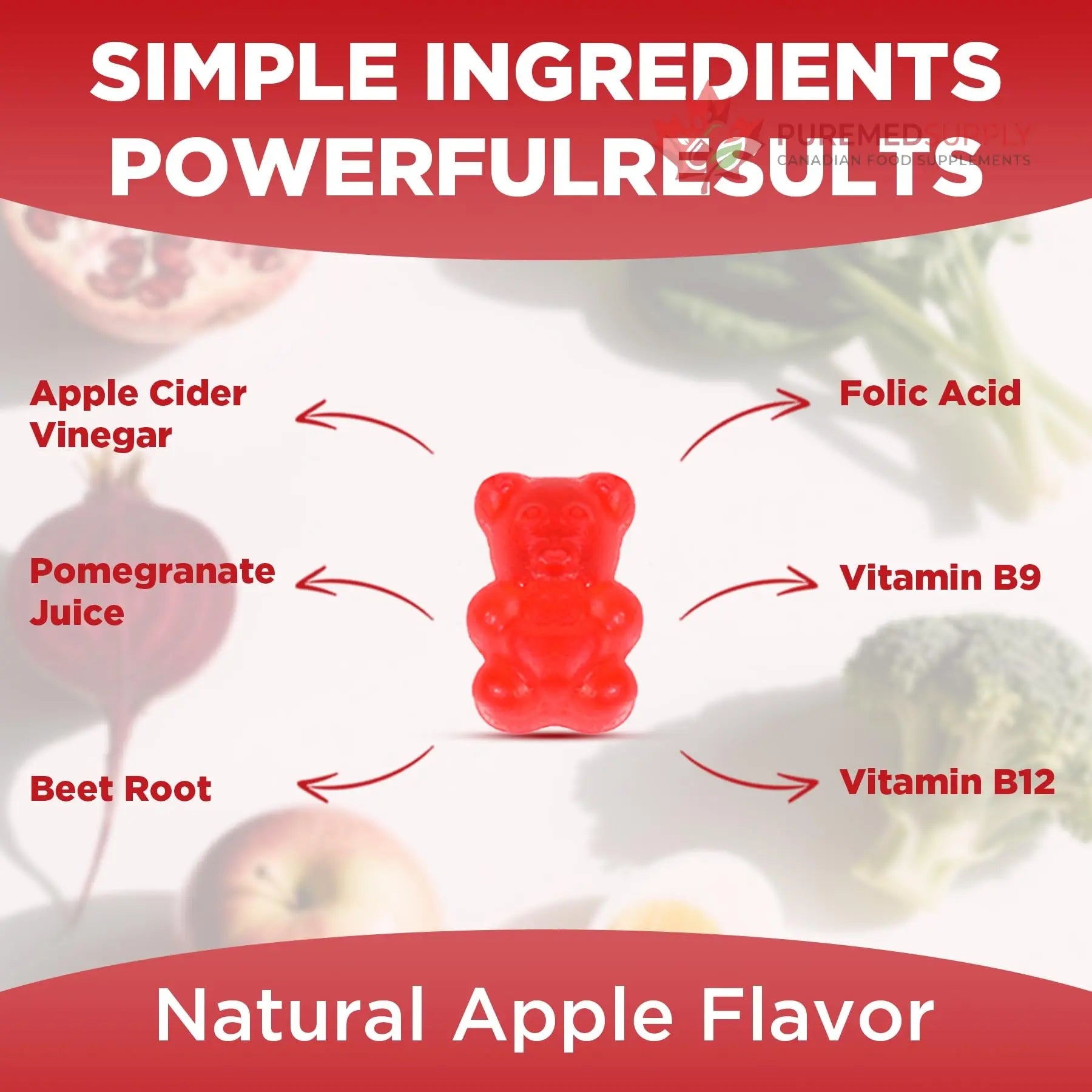 Feelherbs Metabolism Gummies for Women and Men Digestion & Energy, 60 Count Apple Cider Vinegar Gummies with Vitamin B12 & Beet Root, Chewable Keto ACV Vitamin for Metabolism & Detox Cleanse Feelherbs buy supplements canada