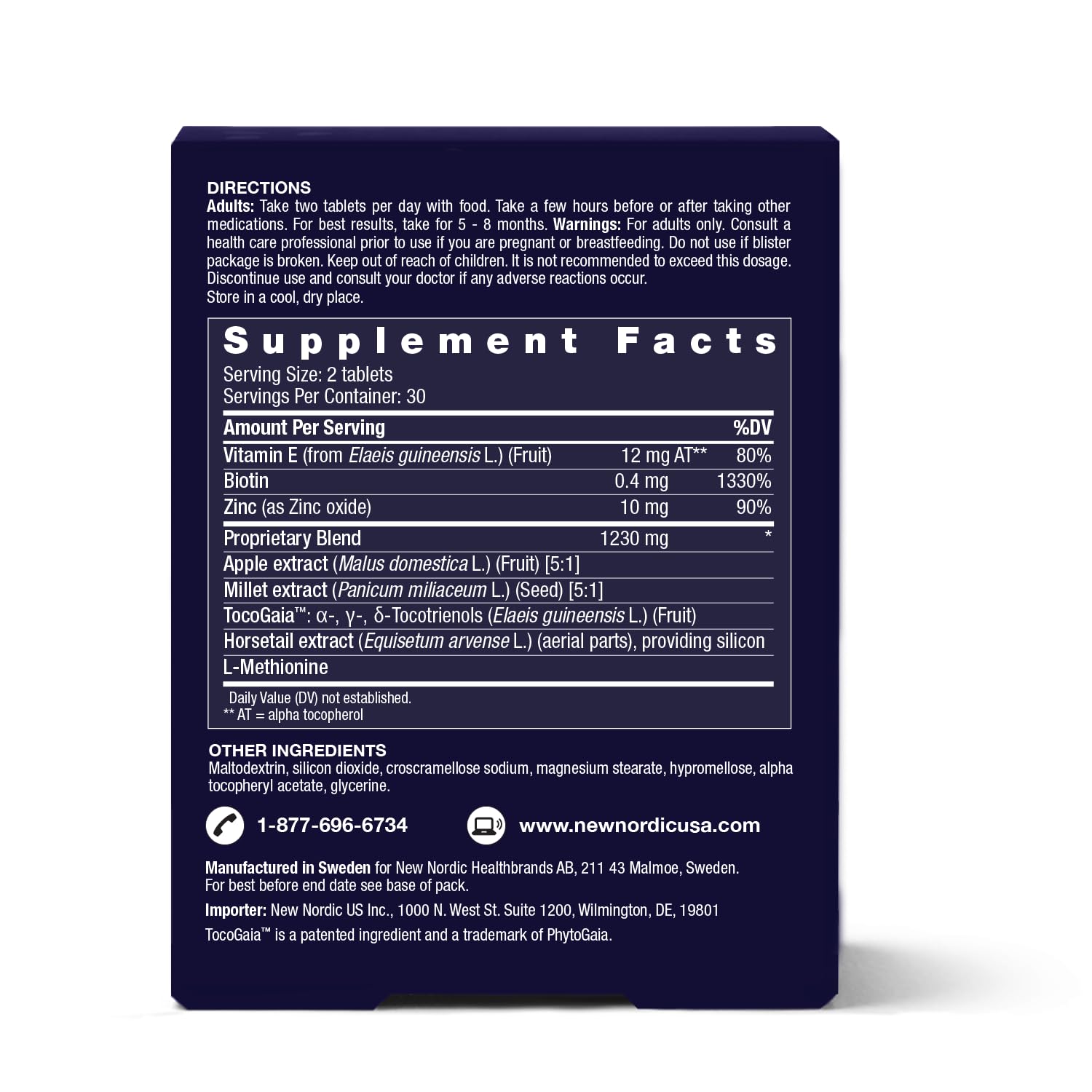 NEW NORDIC Hair & Eye Support Tablets Bundle, Hair GRO Natural Hair Growth and Blue Berry Eye Vitamin Supplements NEW NORDIC buy supplements canada