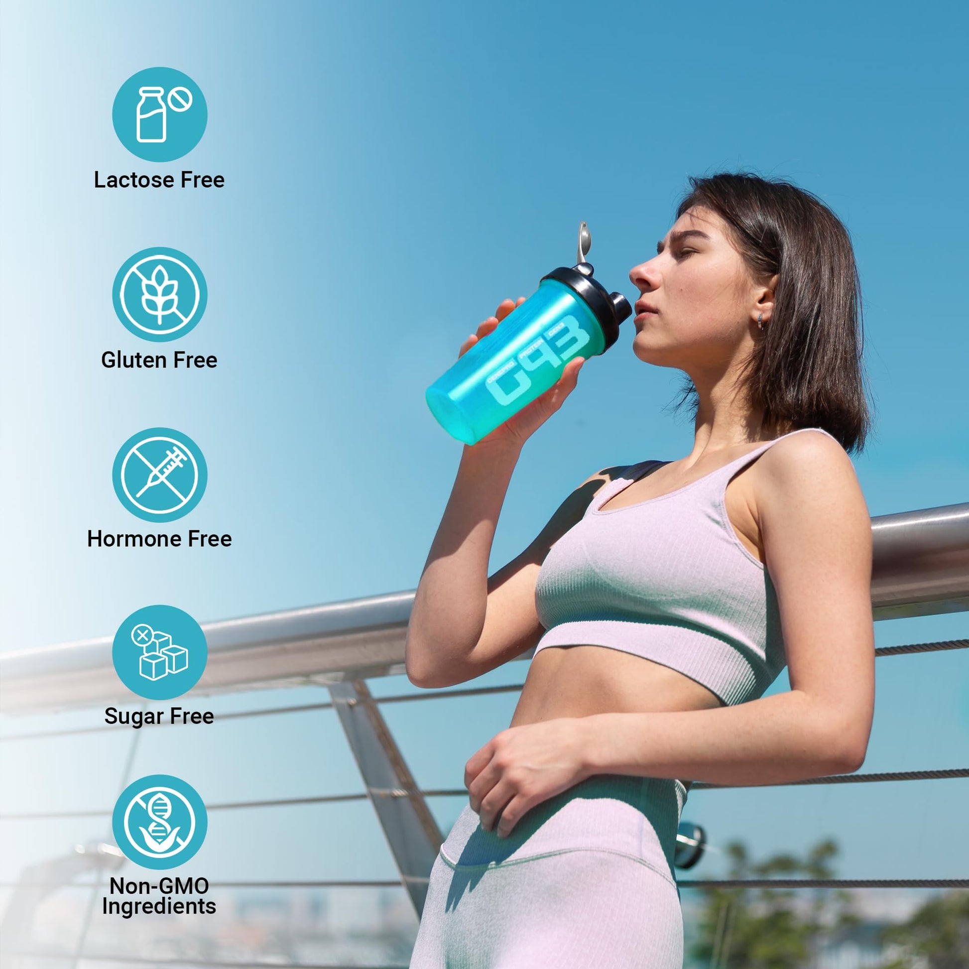 Genepro Unflavored Protein Powder - New Formula - Lactose-Free, Gluten-Free, & Non Genepro Gen. 3 The Protein Solution buy supplements canada