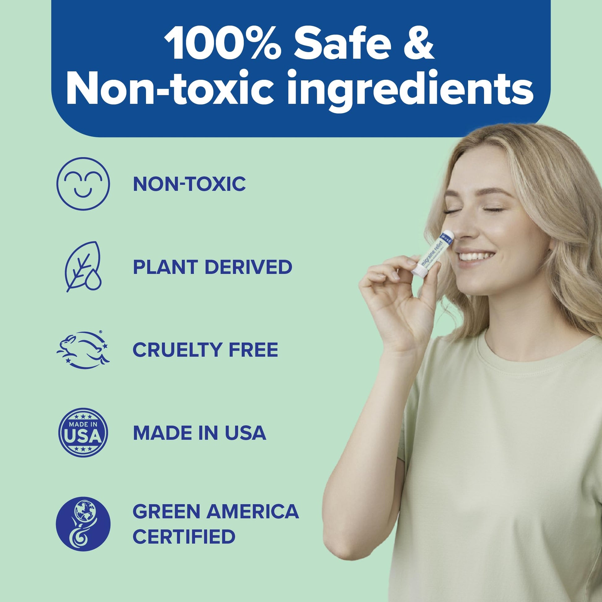 MOXE Migraine Rollon Stick & Nasal Inhaler, Fast Cooling Comfort for Headaches & Tension, Non-Medicated Soothing Vapors, Peppermint, Eucalyptus, and Other Essential Oils, Metal Roller, Made in USA MOXE buy supplements canada