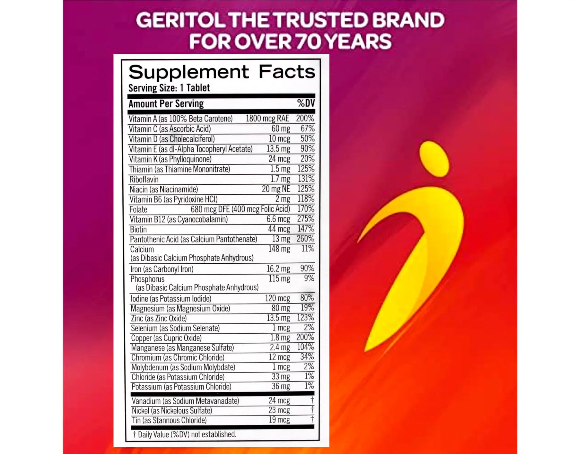 Geritol Complete Tablets 100 Tablets Geritol buy supplements canada