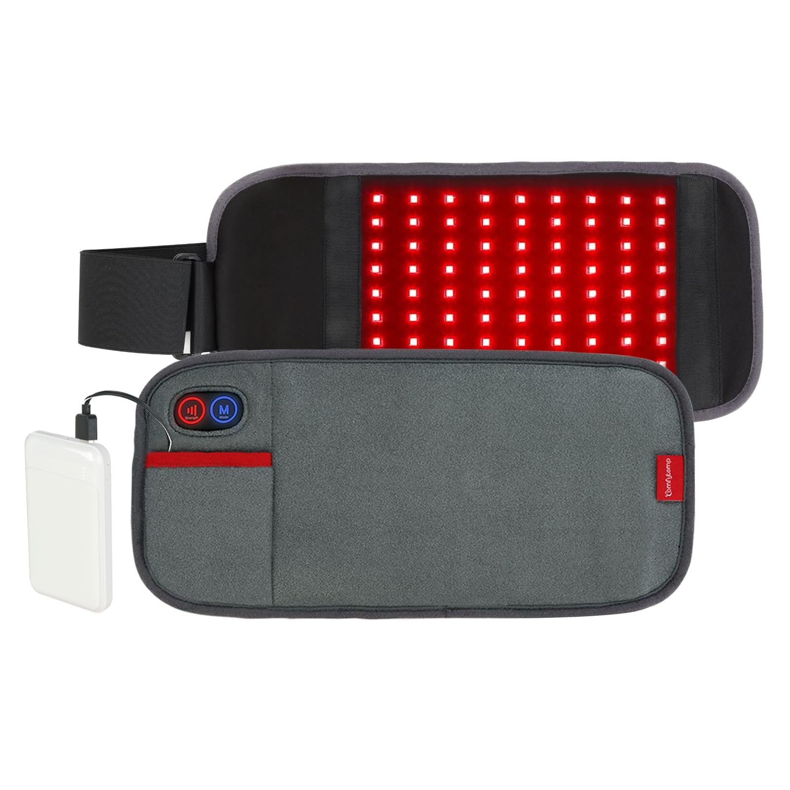 Comfytemp Red Light Therapy Belt, Cordless Infrared Red Light Therapy for Body Device, Wearable Red Comfytemp buy supplements canada