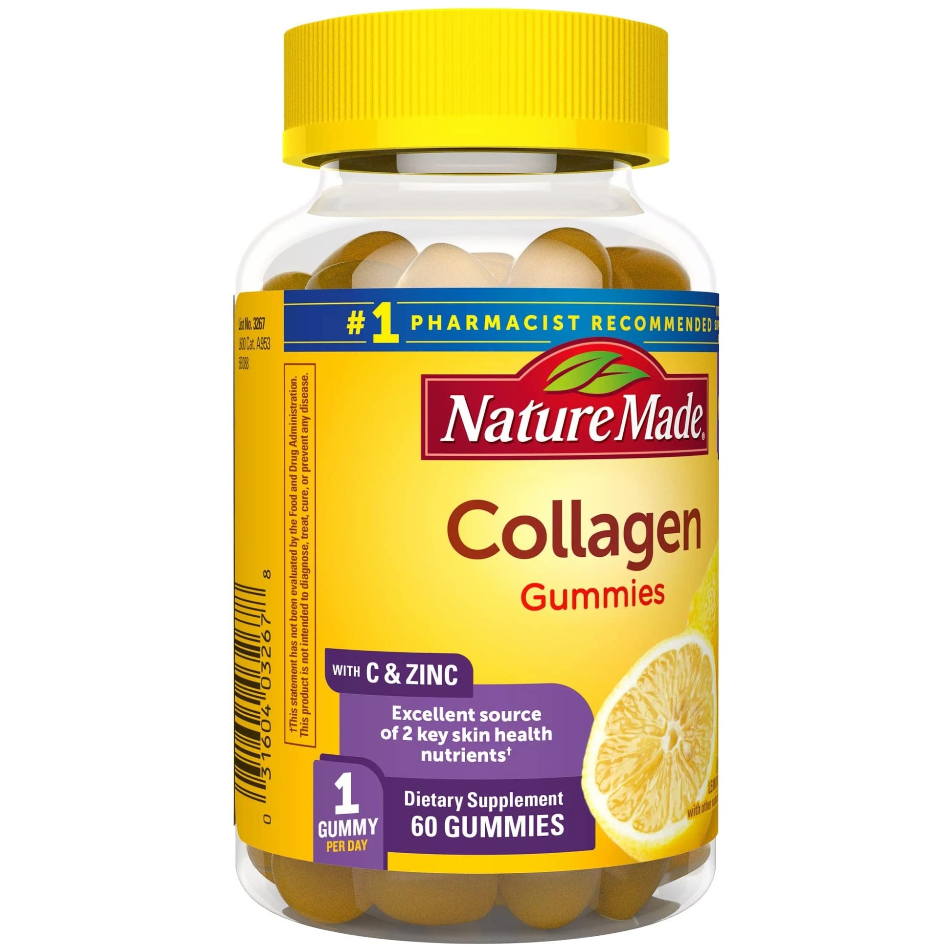 Nature Made Collagen Gummies with Vitamin C, Zinc and Biotin, Hydrolyzed Collagen Nature Made buy supplements canada