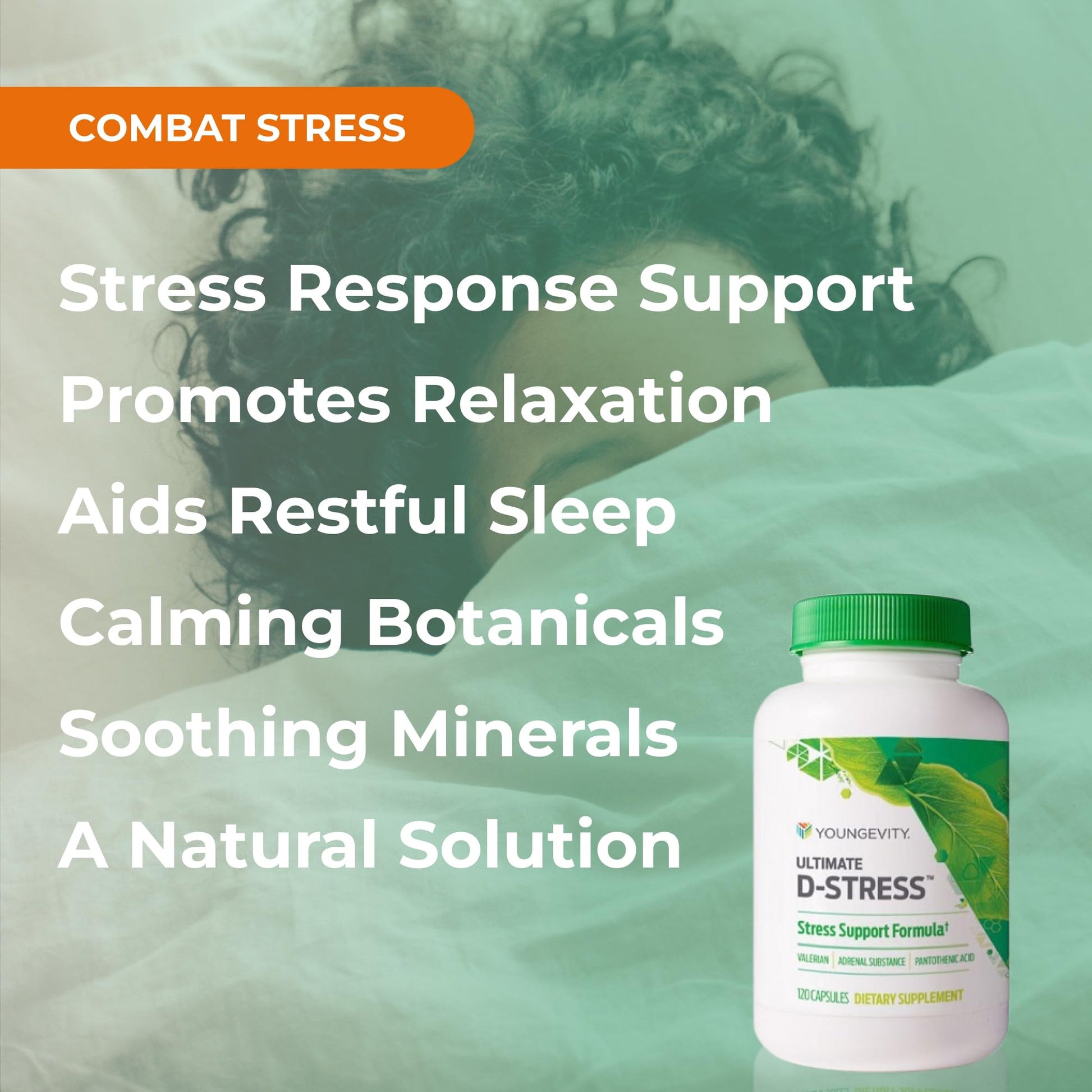 Youngevity Ultimate D-Stress™ – Natural Stress Relief Supplement with Magnesium, Valerian Root Extract, and B Vitamins – Supports Adrenal Health and Nervous System – 120 Capsules Youngevity buy supplements canada