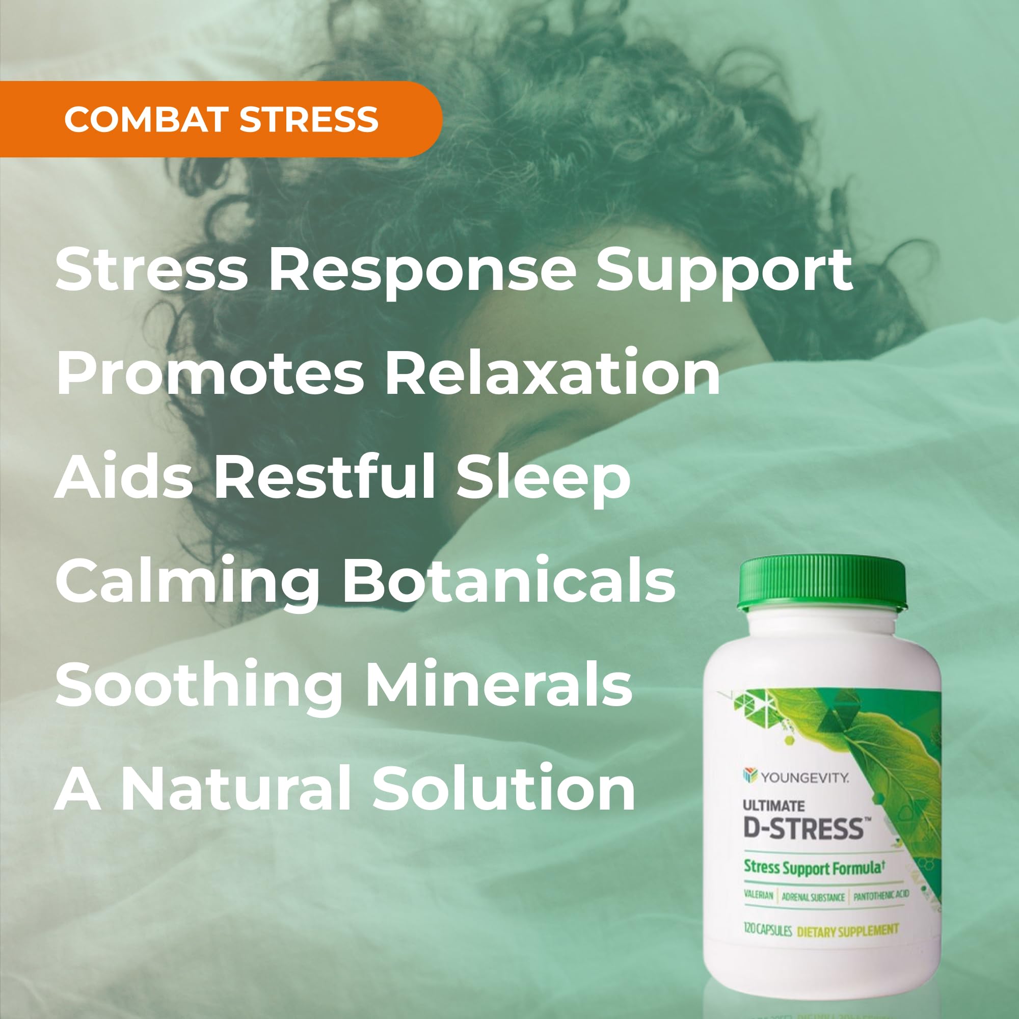 Youngevity Ultimate D-Stress™ – Natural Stress Relief Supplement with Magnesium, Valerian Root Extract, and B Vitamins – Supports Adrenal Health and Nervous System – 120 Capsules Youngevity buy supplements canada
