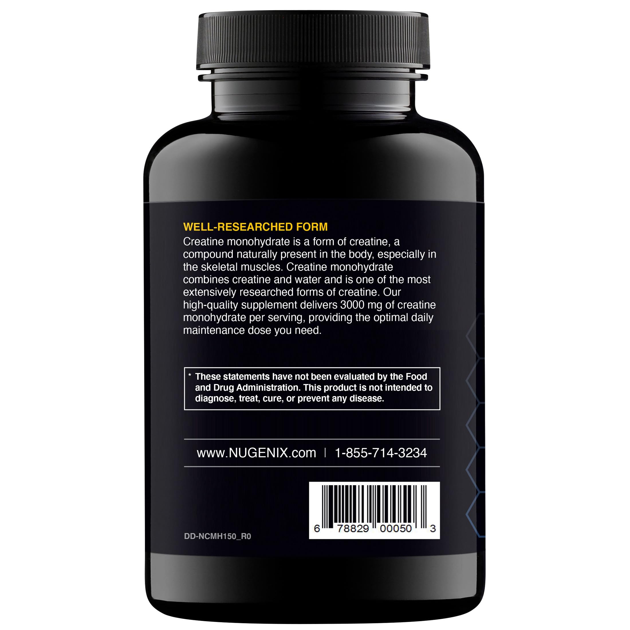 Nugenix Essentials Premium Creatine Monohydrate Pills Supplement, 3000mg, 150 Capsules Nugenix buy supplements canada