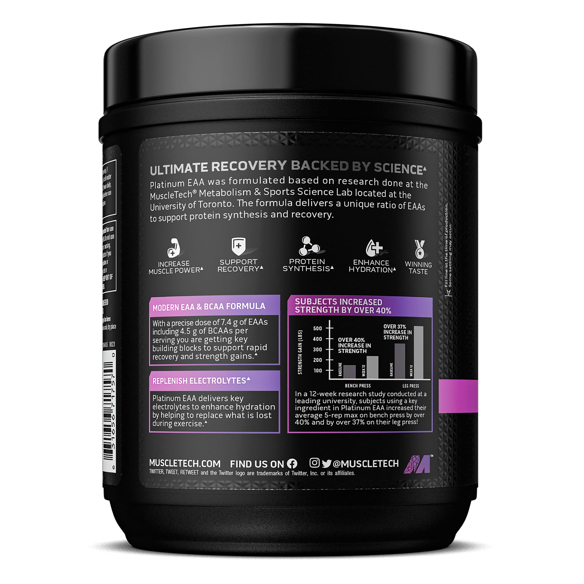 MuscleTech | Platinum 100% EAA+ |Essential Amino Acids | Muscle Strength Builder MuscleTech buy supplements canada