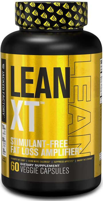 Lean-XT Caffeine Free Fat Burner - Non Stim Weight Loss Supplement, Appetite Suppressant Jacked Factory buy supplements canada