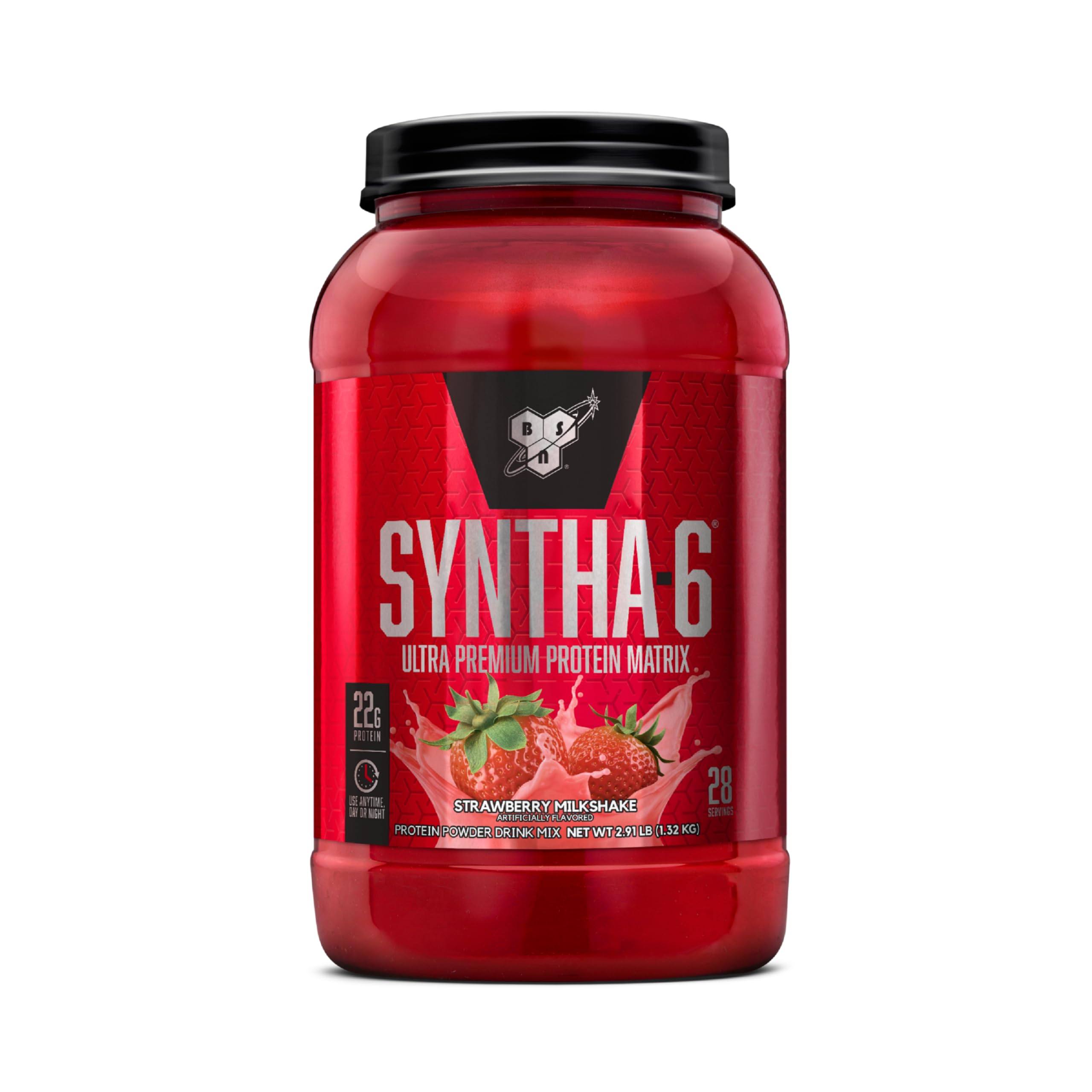 BSN SYNTHA-6 Whey Protein Powder, Strawberry Protein Powder with Micellar Casein BSN buy supplements canada