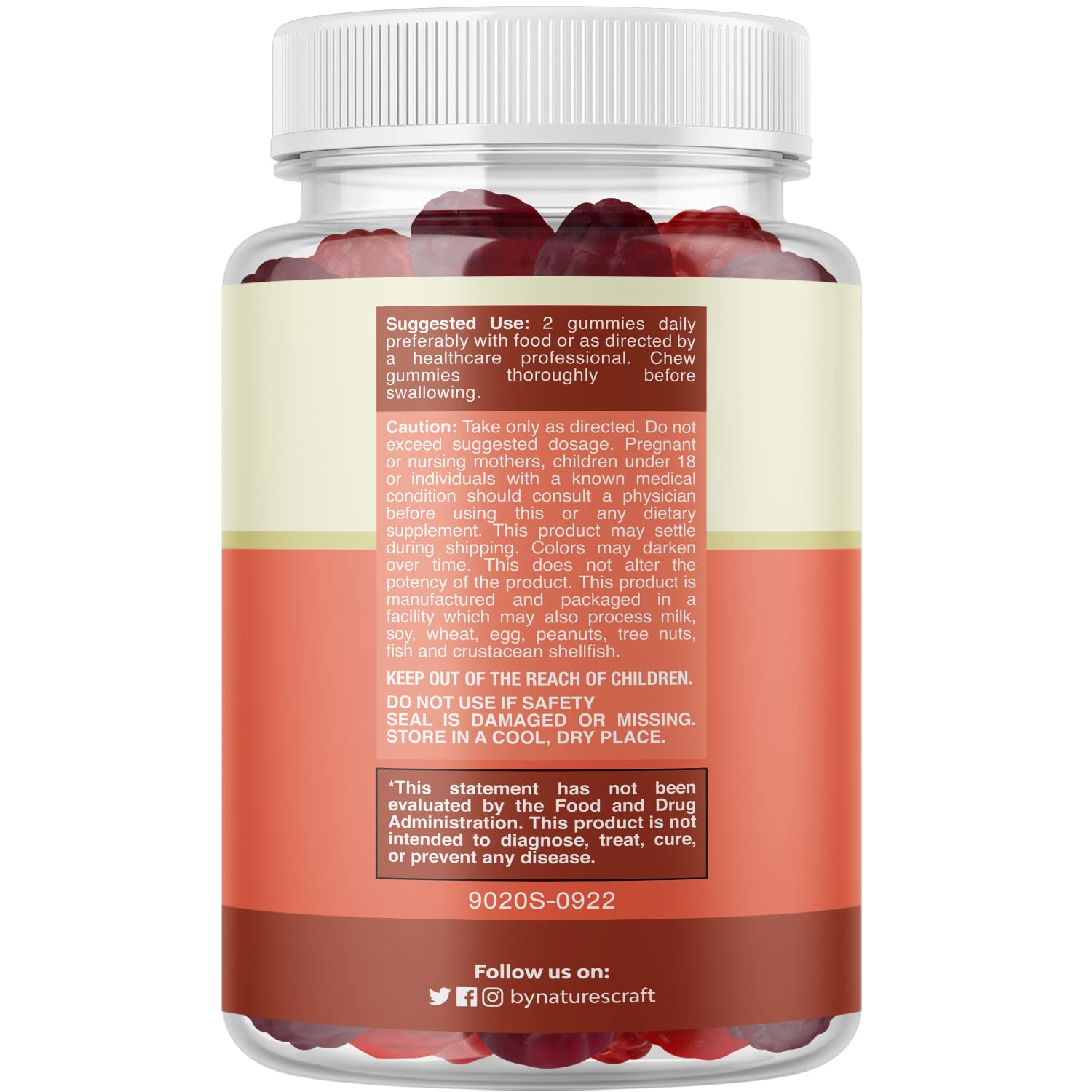 Sugar Free Fiber Gummies for Adults - High Fiber Supplement Gummies Vitamins for Adults Natures Craft buy supplements canada