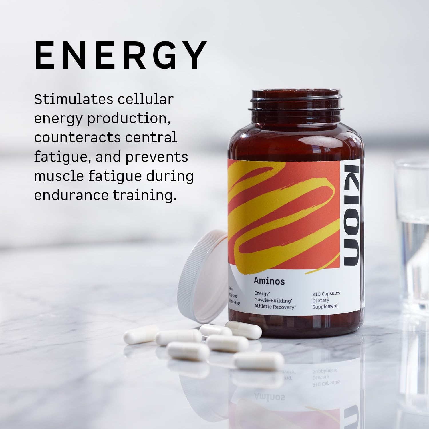 Kion Aminos Essential Amino Acids Capsules | The Building Blocks for Muscle Recovery, Reduced Cravings, Better Cognition, Immunity, and More | 30 Servings Kion buy supplements canada