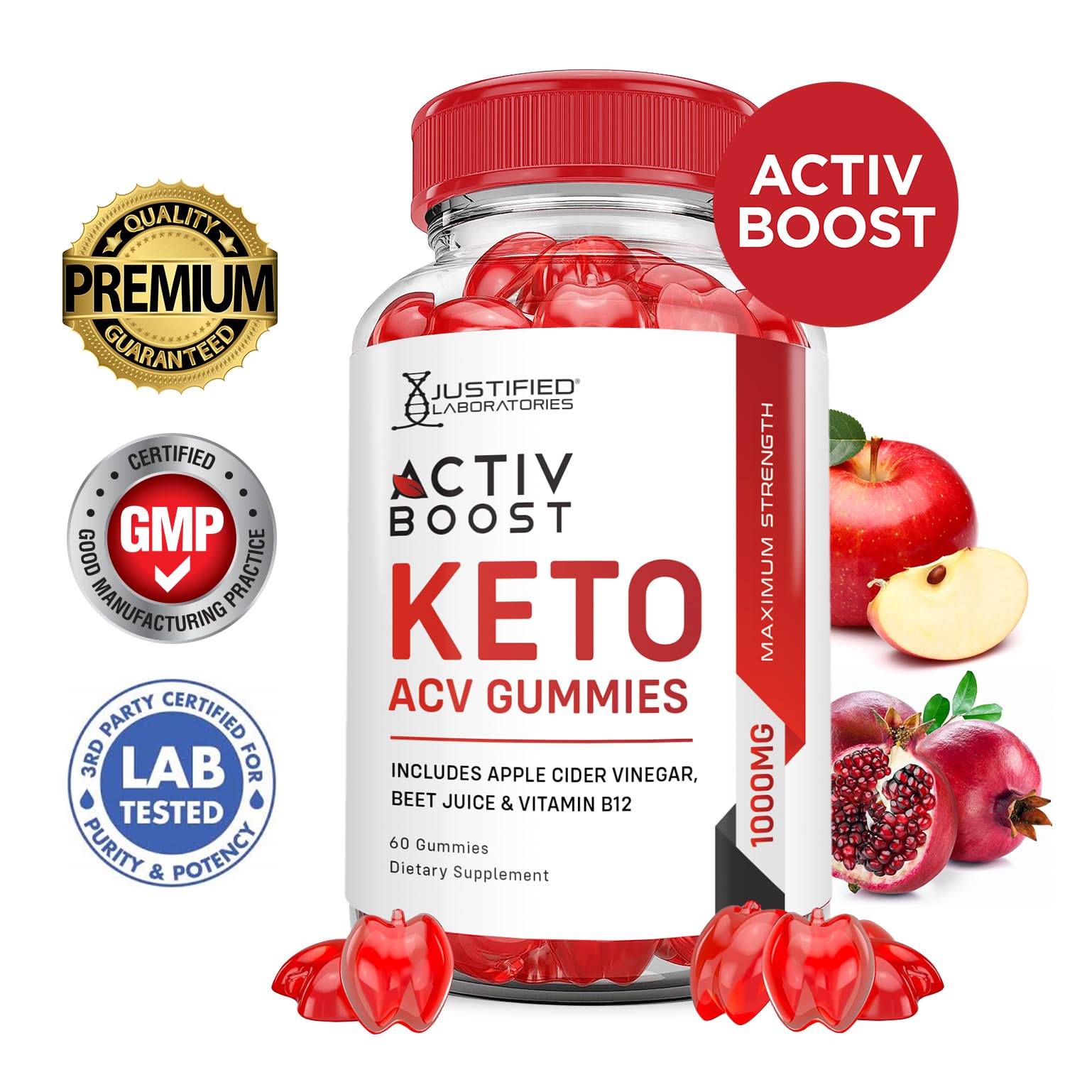(3 Pack) Activboost Keto ACV Gummies Advanced Formula 1000MG Active Boost Justified Laboratories buy supplements canada
