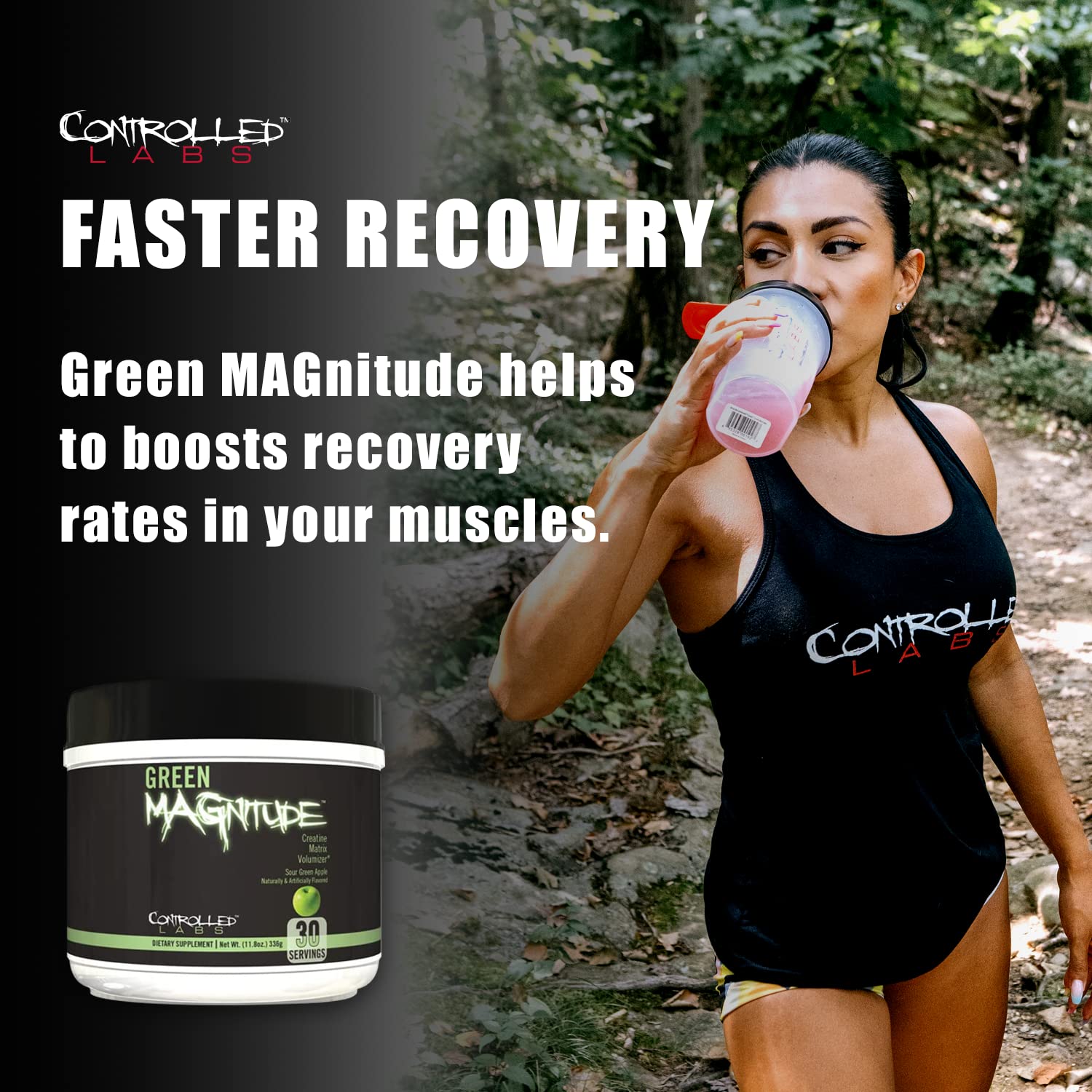 CONTROLLED LABS Green Magnitude Supplement, Synergistic Creatine Formula Powder CONTROLLED LABS buy supplements canada