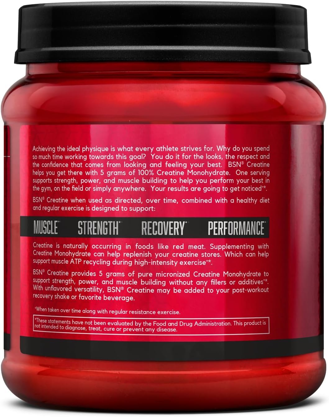 BSN Micronized Creatine Monohydrate Powder, Unflavored Creatine Powder, Micronized, Supports Muscle Building, Supports Muscle Strength, Gym Supplement BSN buy supplements canada