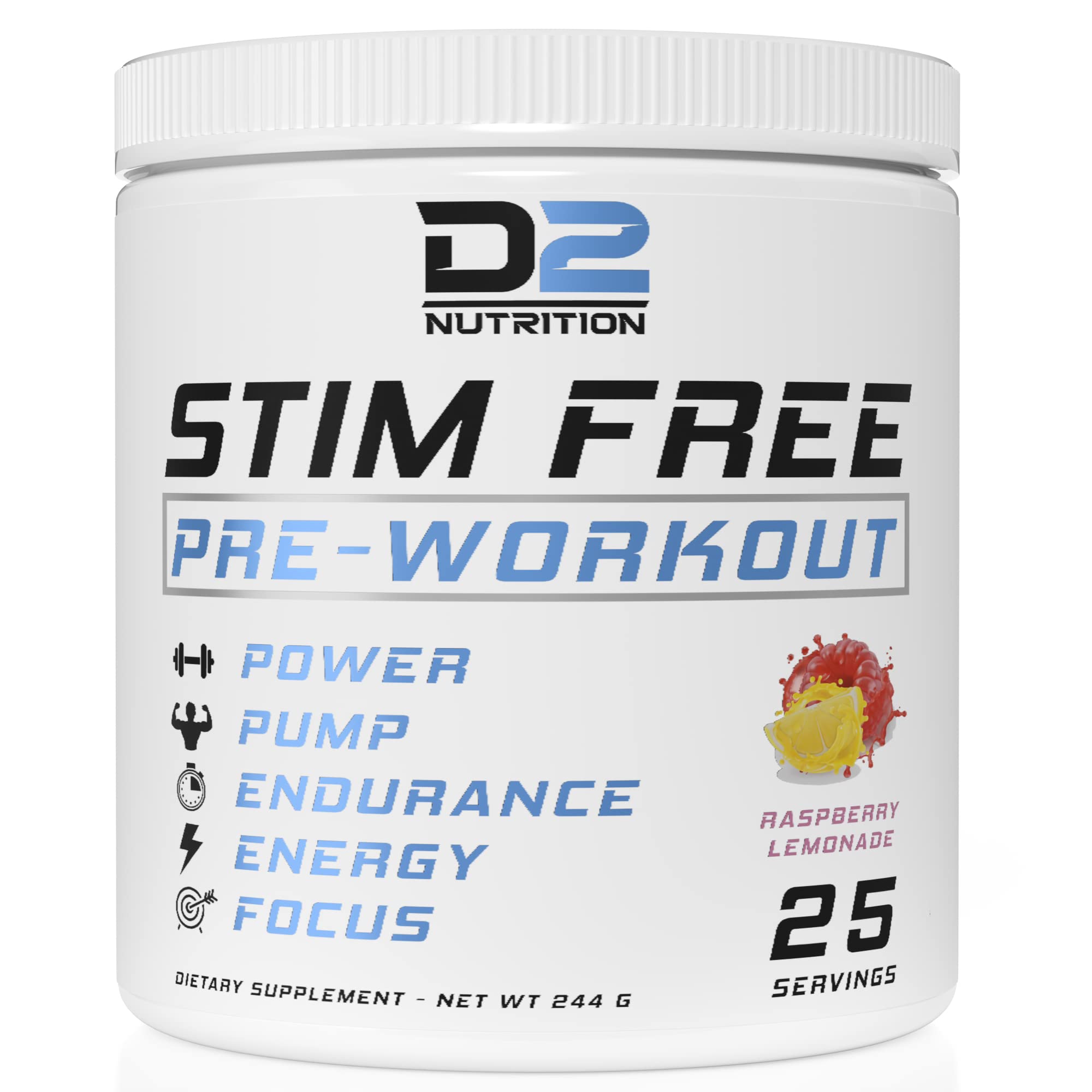 Precium Nutrition Stim Free Pre Workout - Best Non Caffeine Powder No Amazing Power Precium Nutrition buy supplements canada