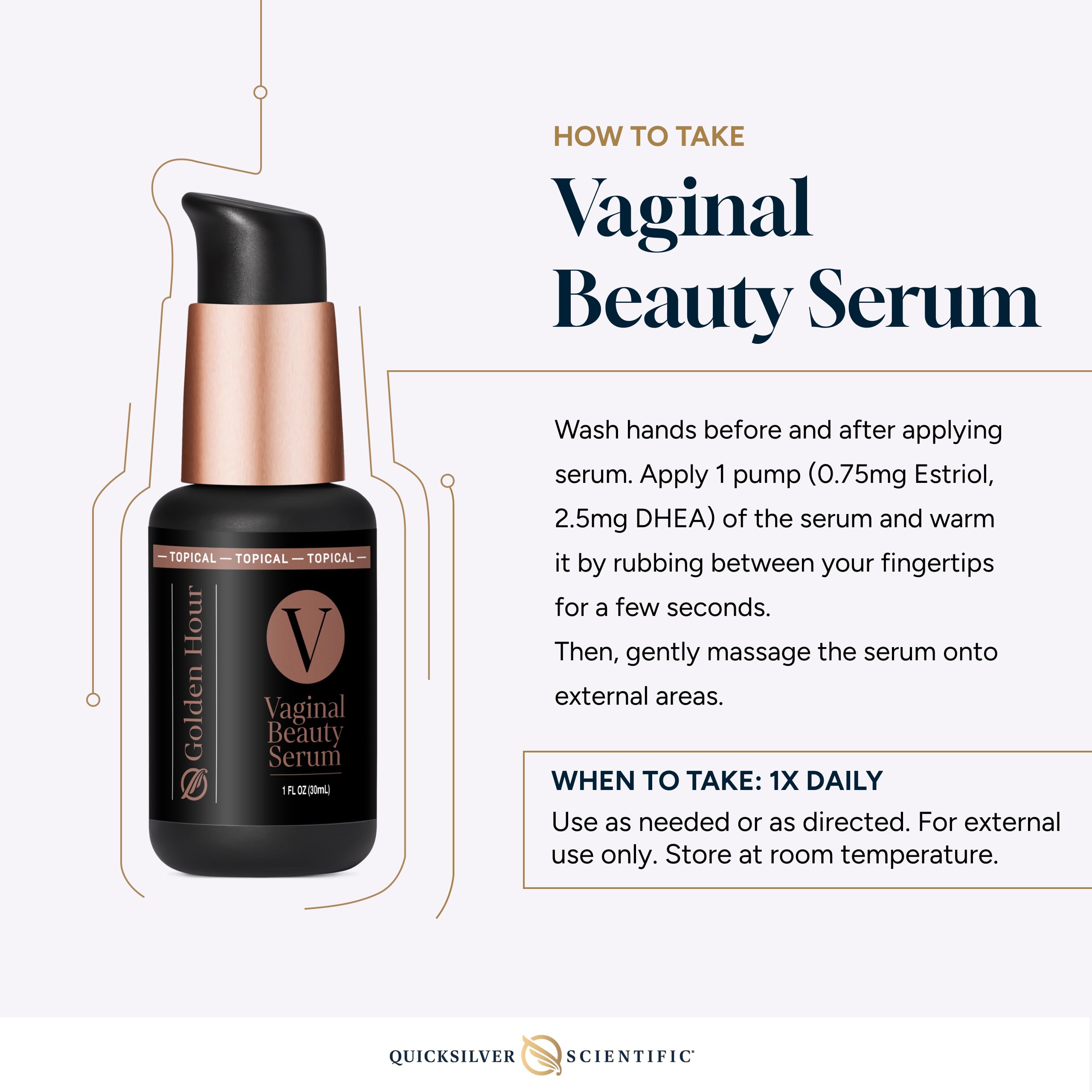 Quicksilver Scientific Vaginal Beauty Serum 1 fl oz (30ml) Quicksilver Scientific buy supplements canada