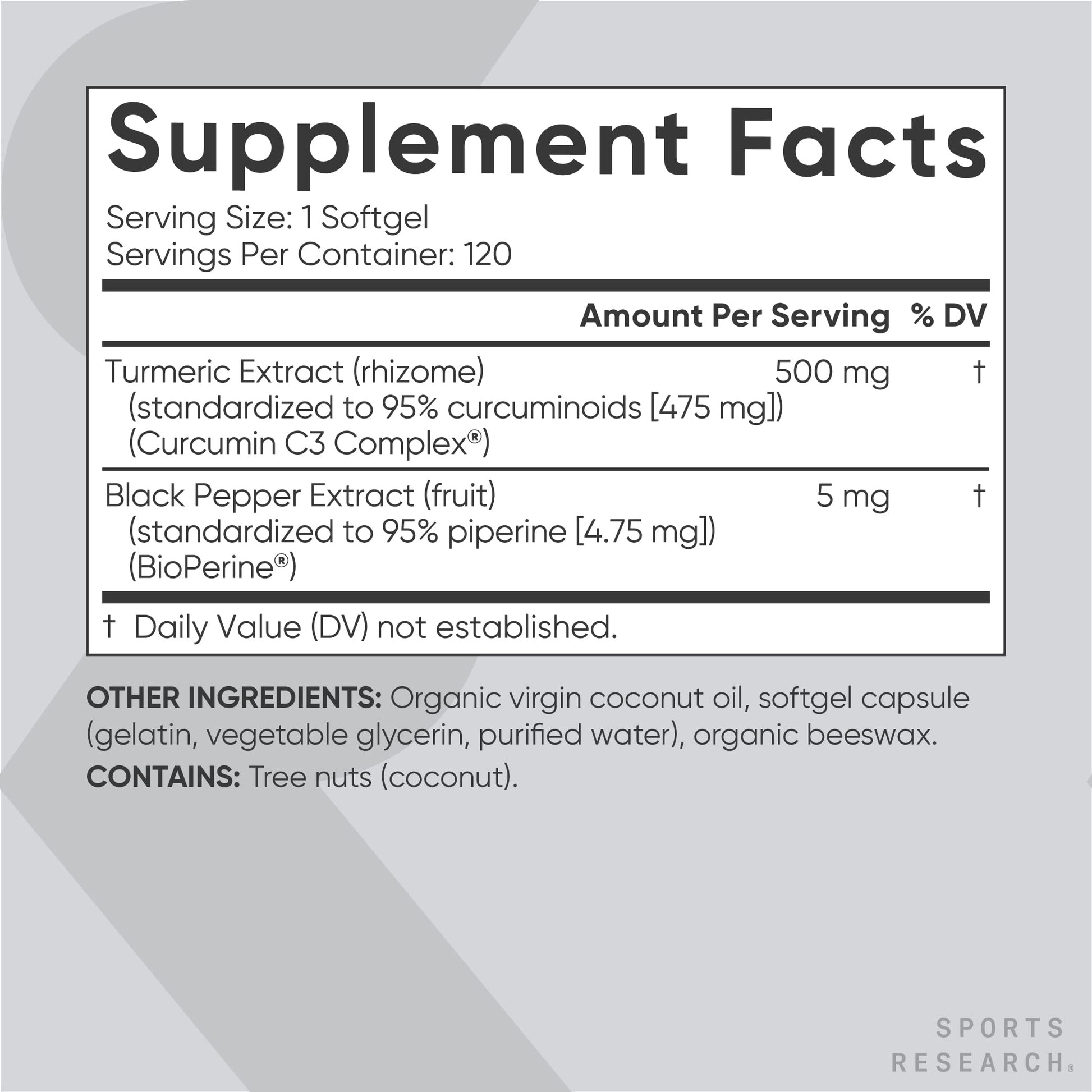 Sports Research Turmeric Curcumin C3 Complex 500 mg, Enhanced with Black Pepper Sports Research buy supplements canada